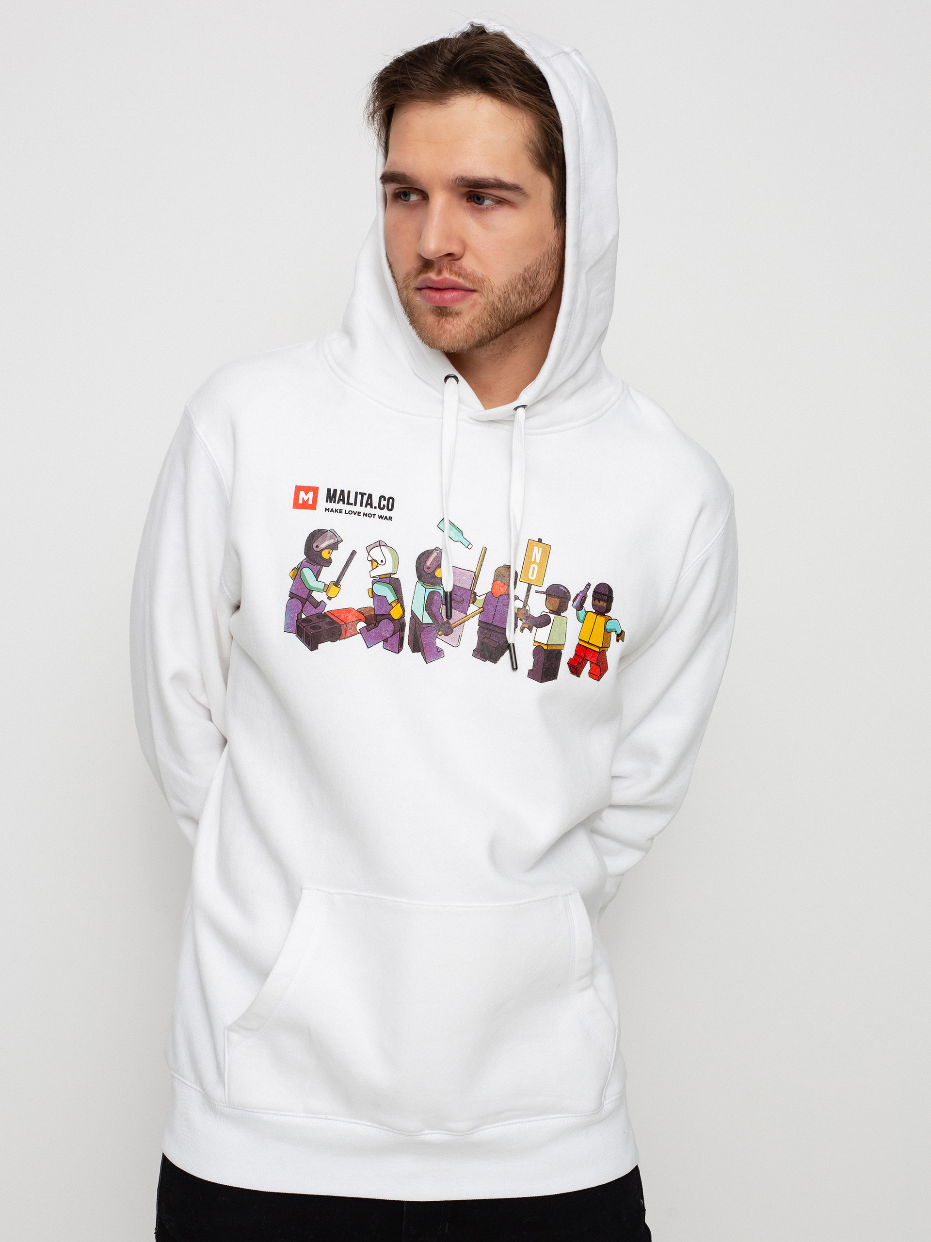 Bluza z kapturem Malita Lego HD (white)