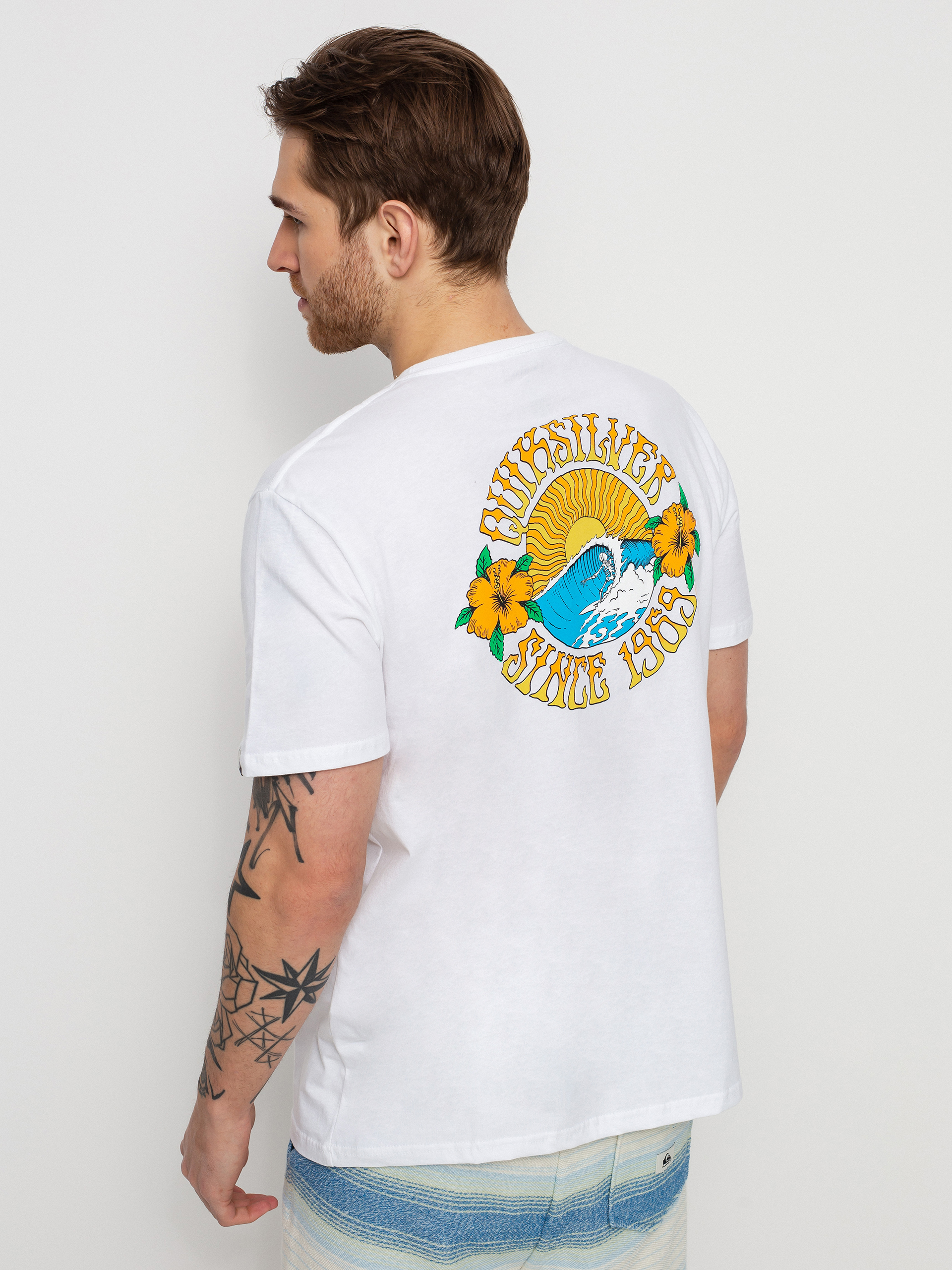 T-shirt Quiksilver Golden Hours (white)
