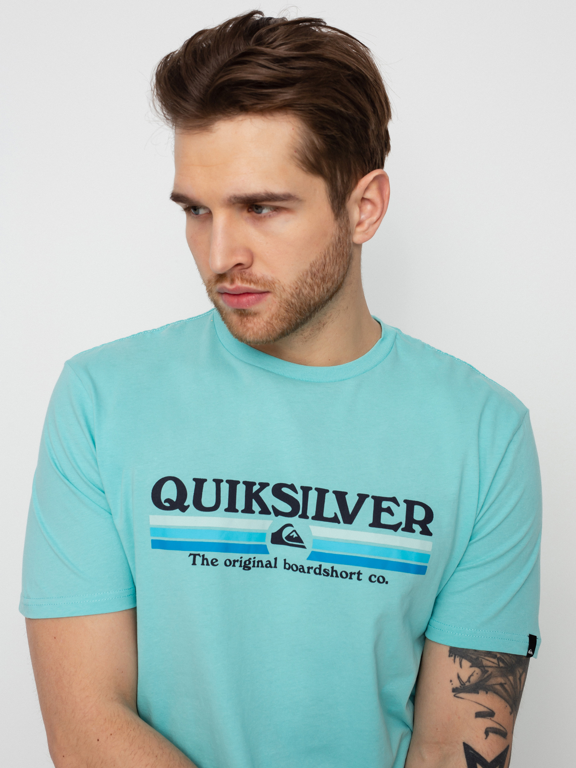 T-shirt Quiksilver Lined Up (angel blue)