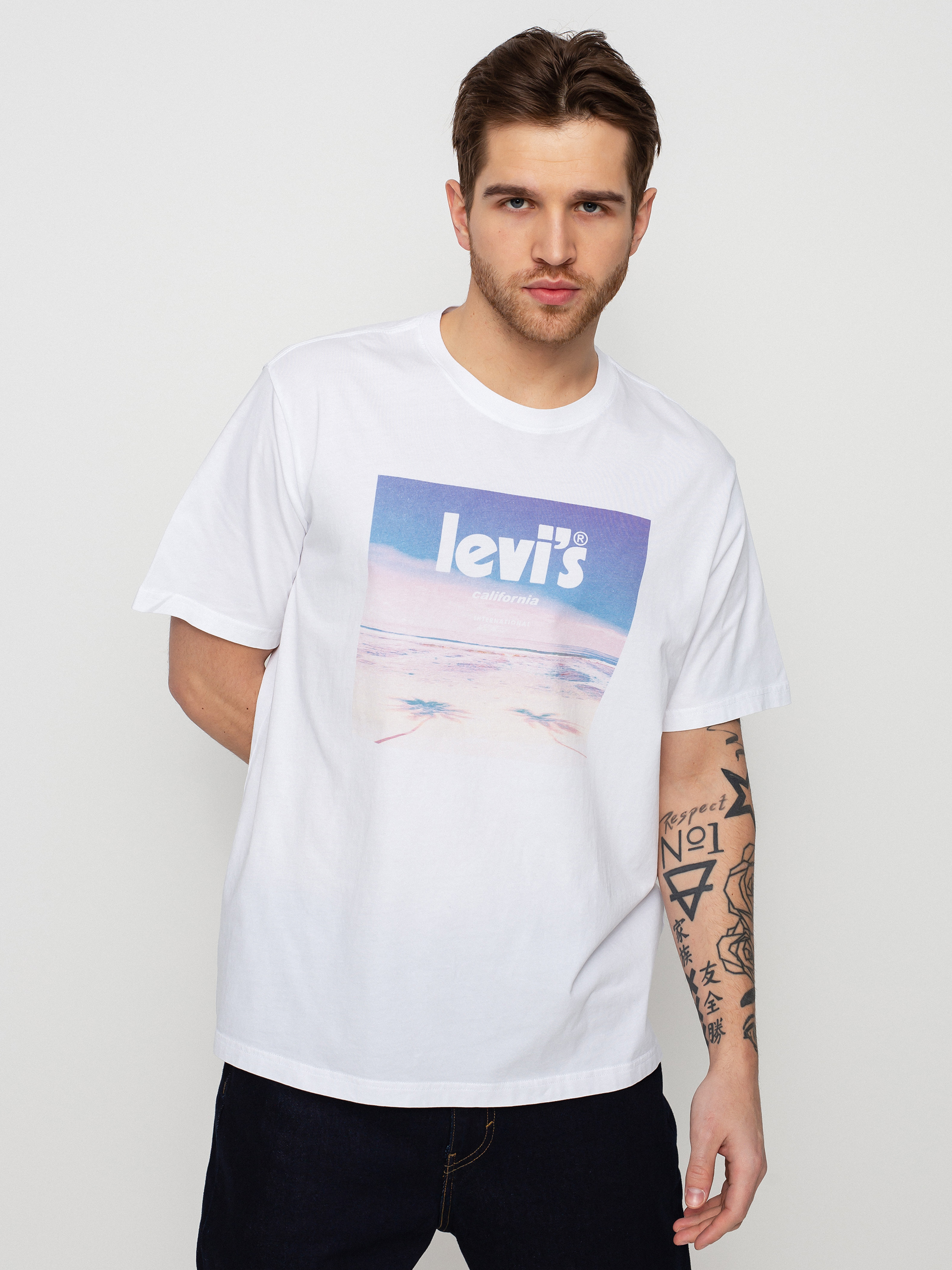 T-shirt Levi's® Poster Summer (white)