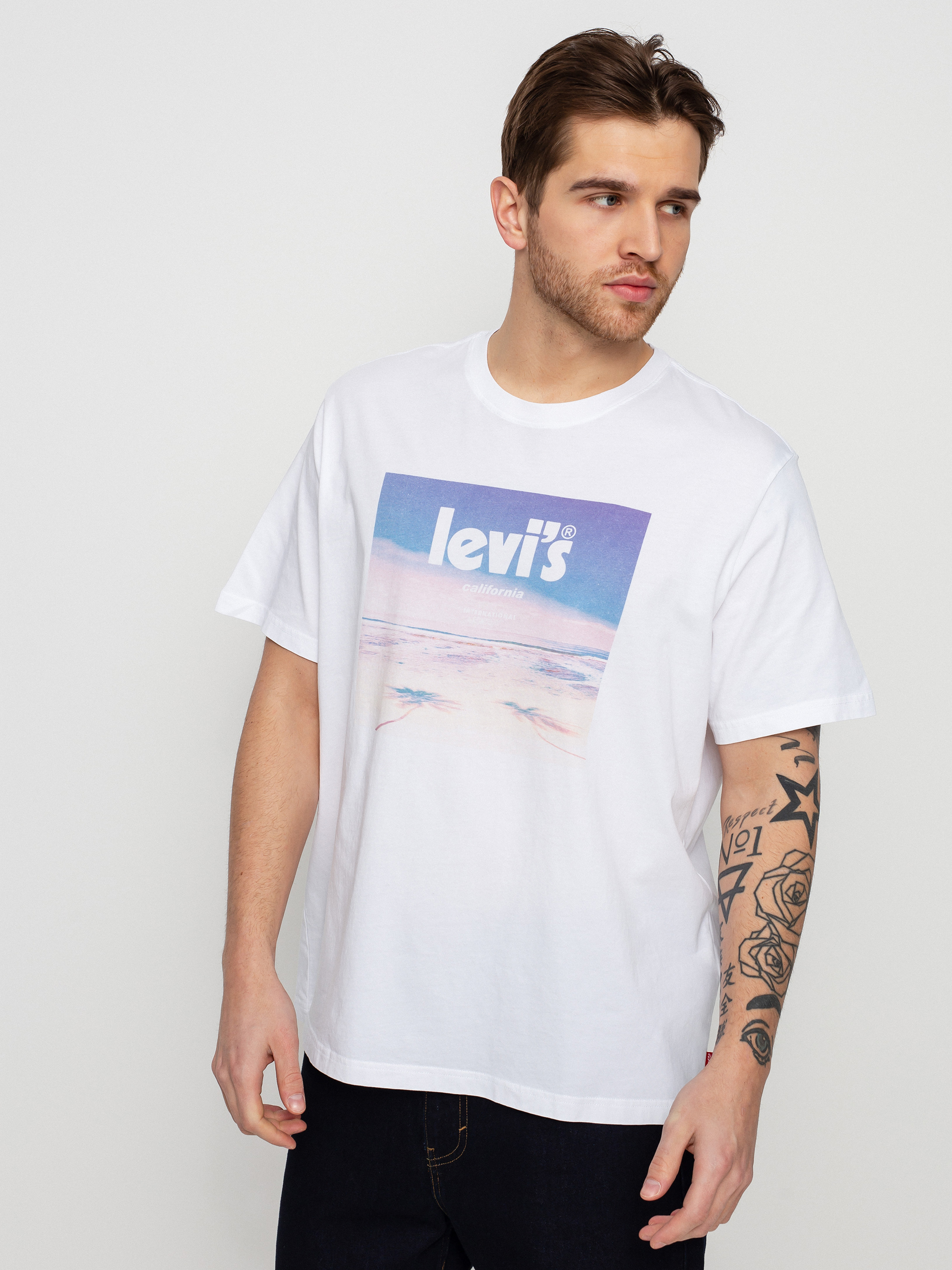 T-shirt Levi's® Poster Summer (white)