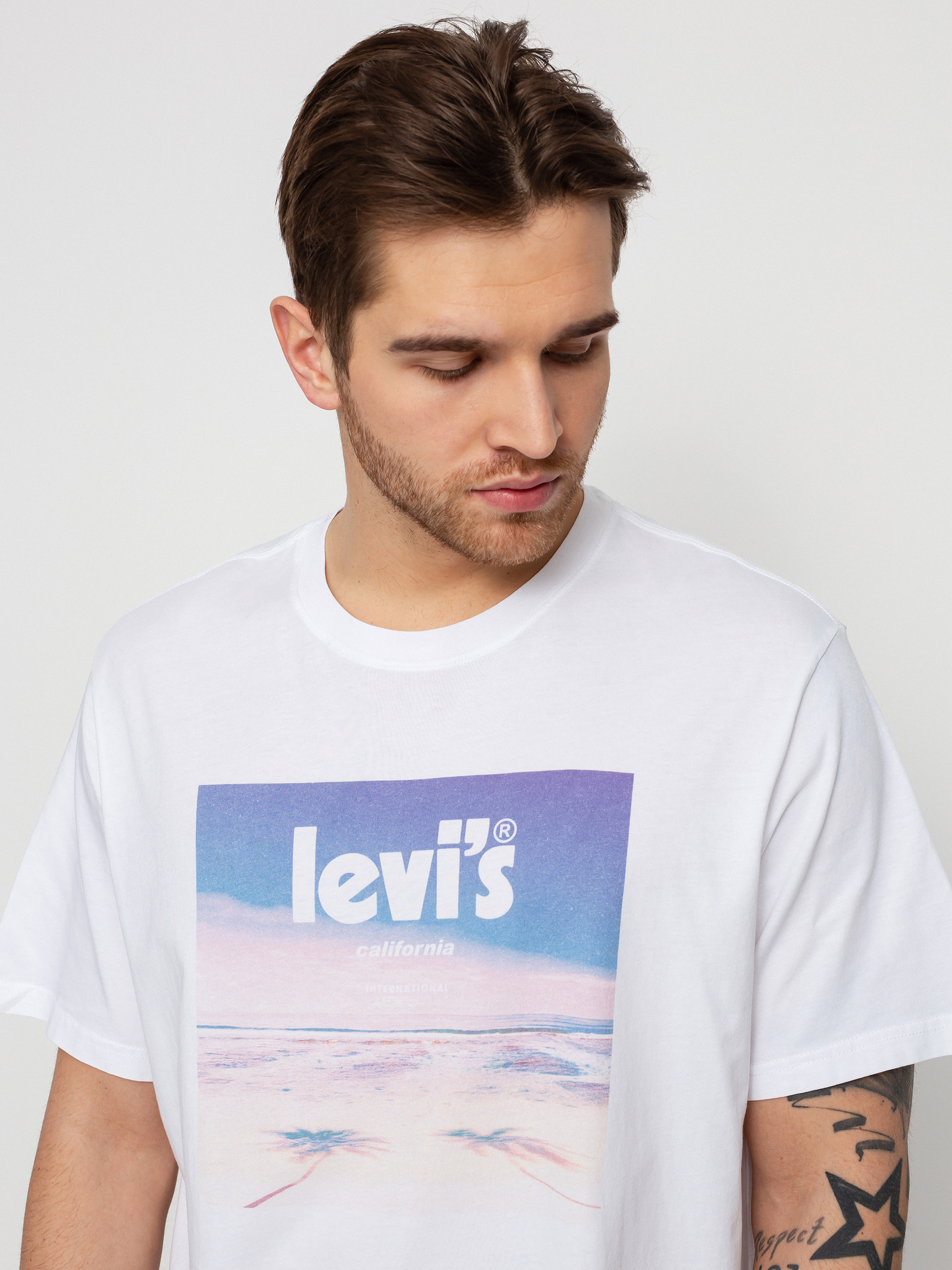 T-shirt Levi's® Poster Summer (white)