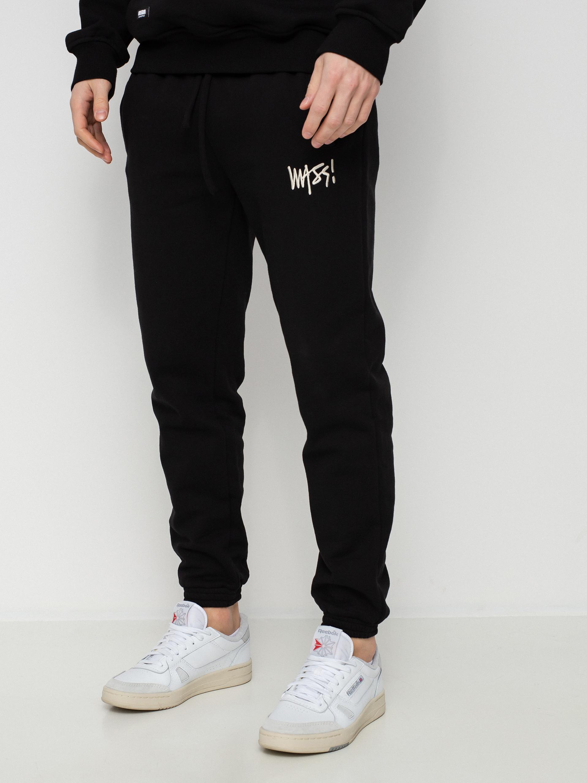 Spodnie MassDnm Rock Straight Fit (black washed)