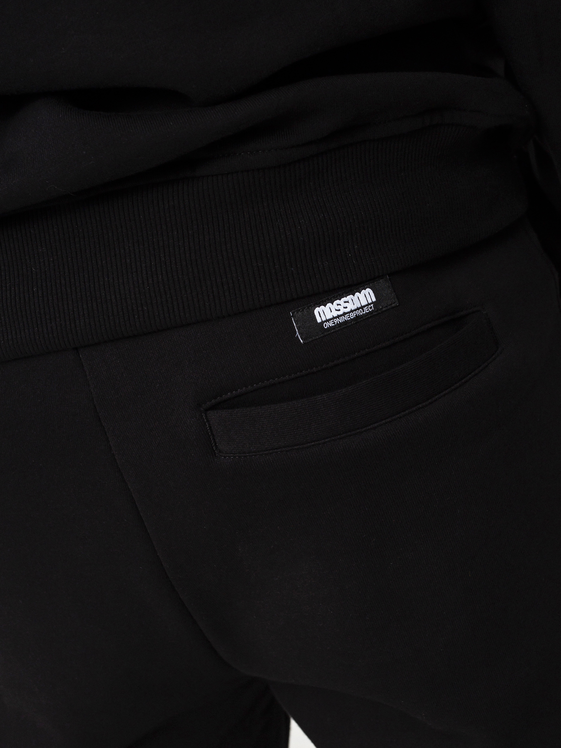 Spodnie MassDnm Rock Straight Fit (black washed)