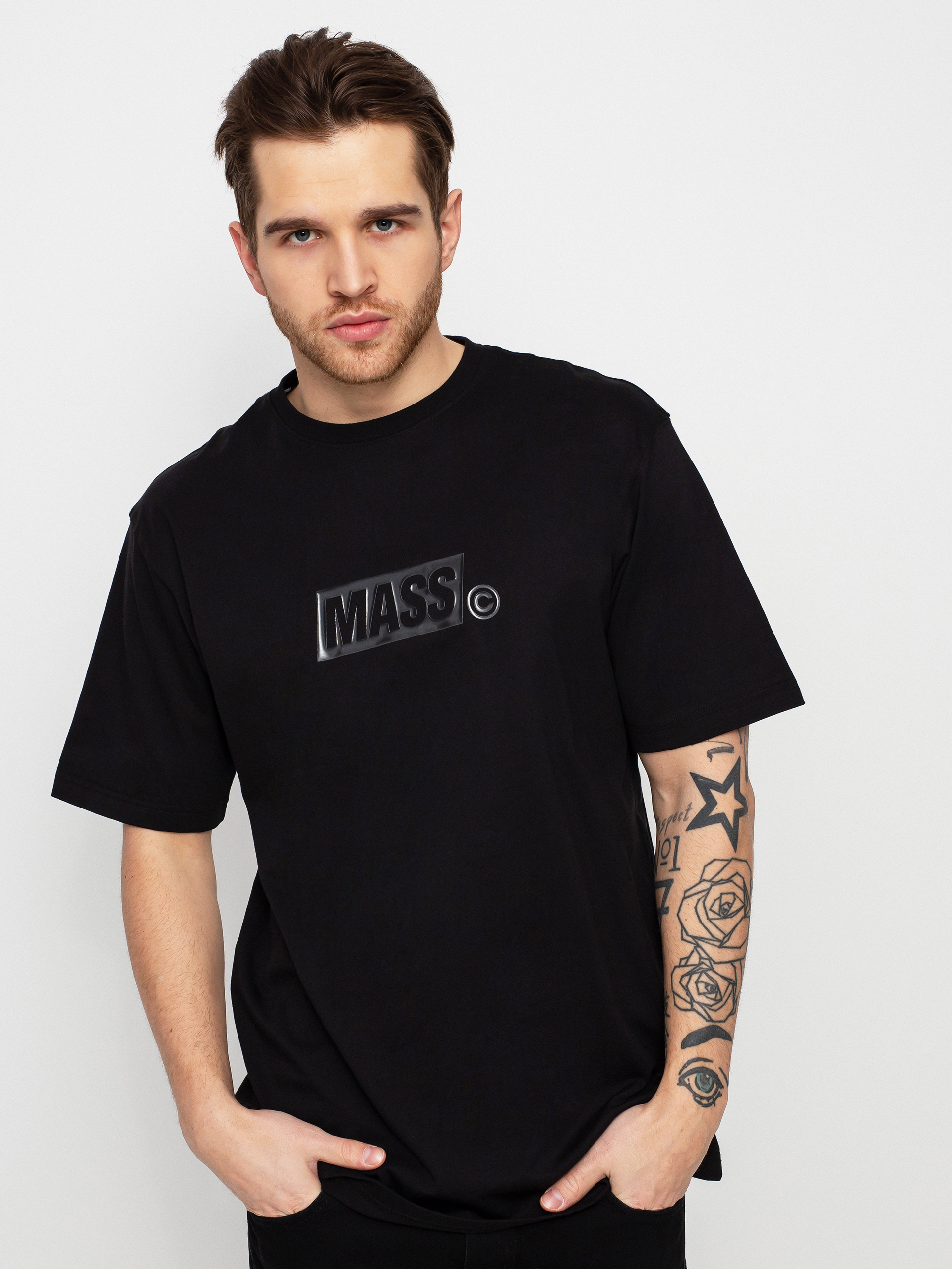 T-shirt MassDnm Box Light (black)