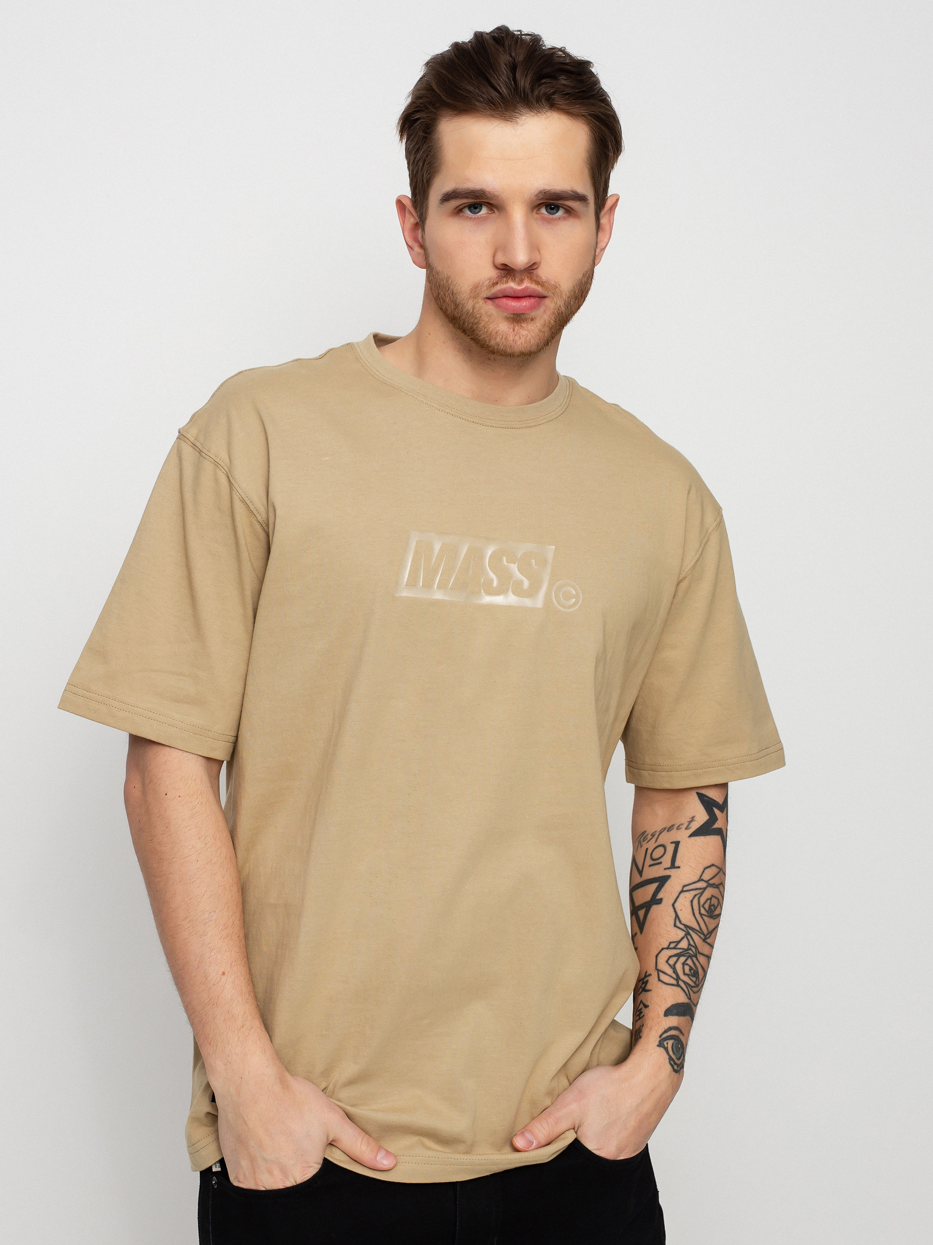 T-shirt MassDnm Box Light (beige)