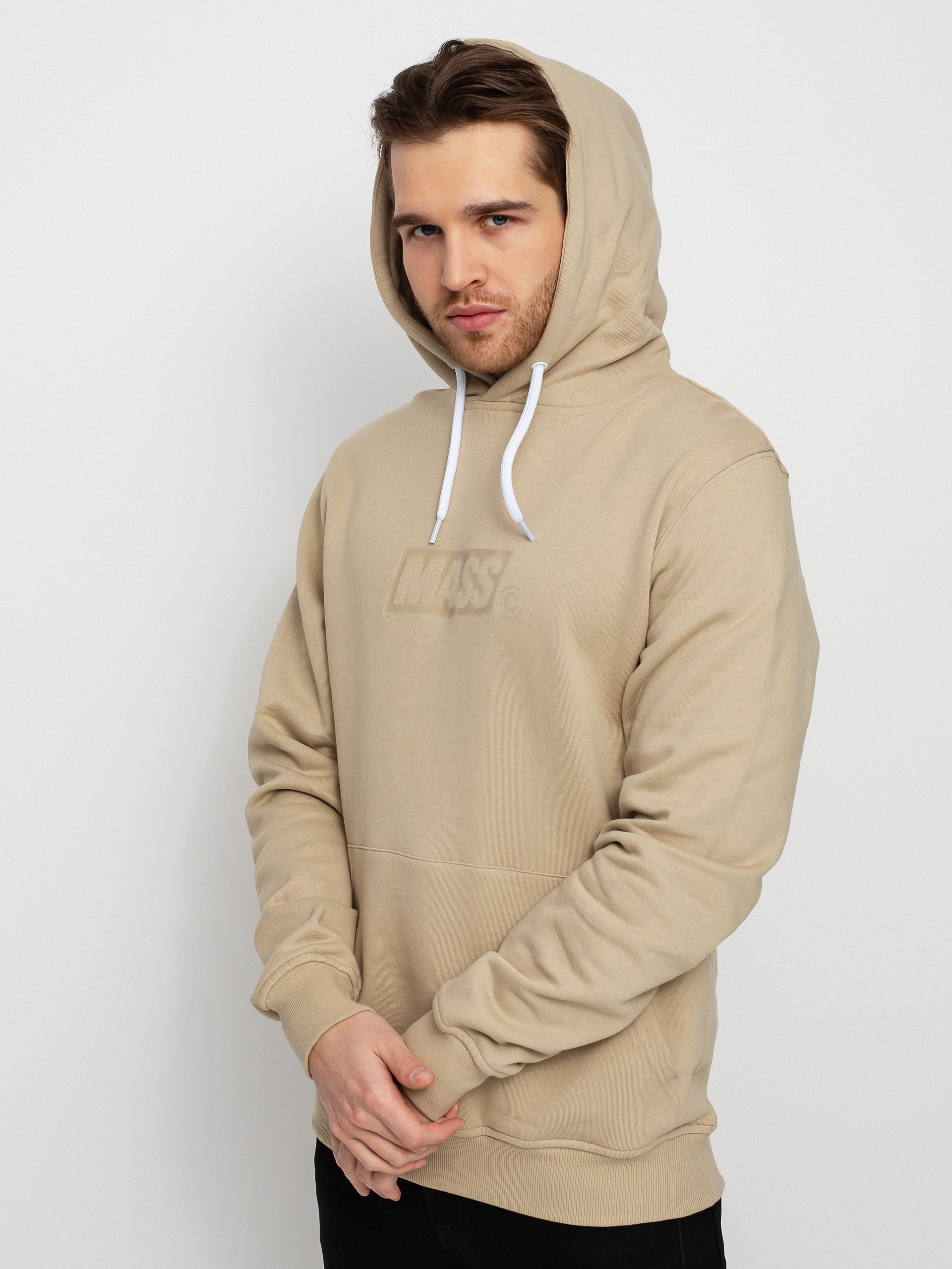 Bluza z kapturem MassDnm Box Light HD (beige)