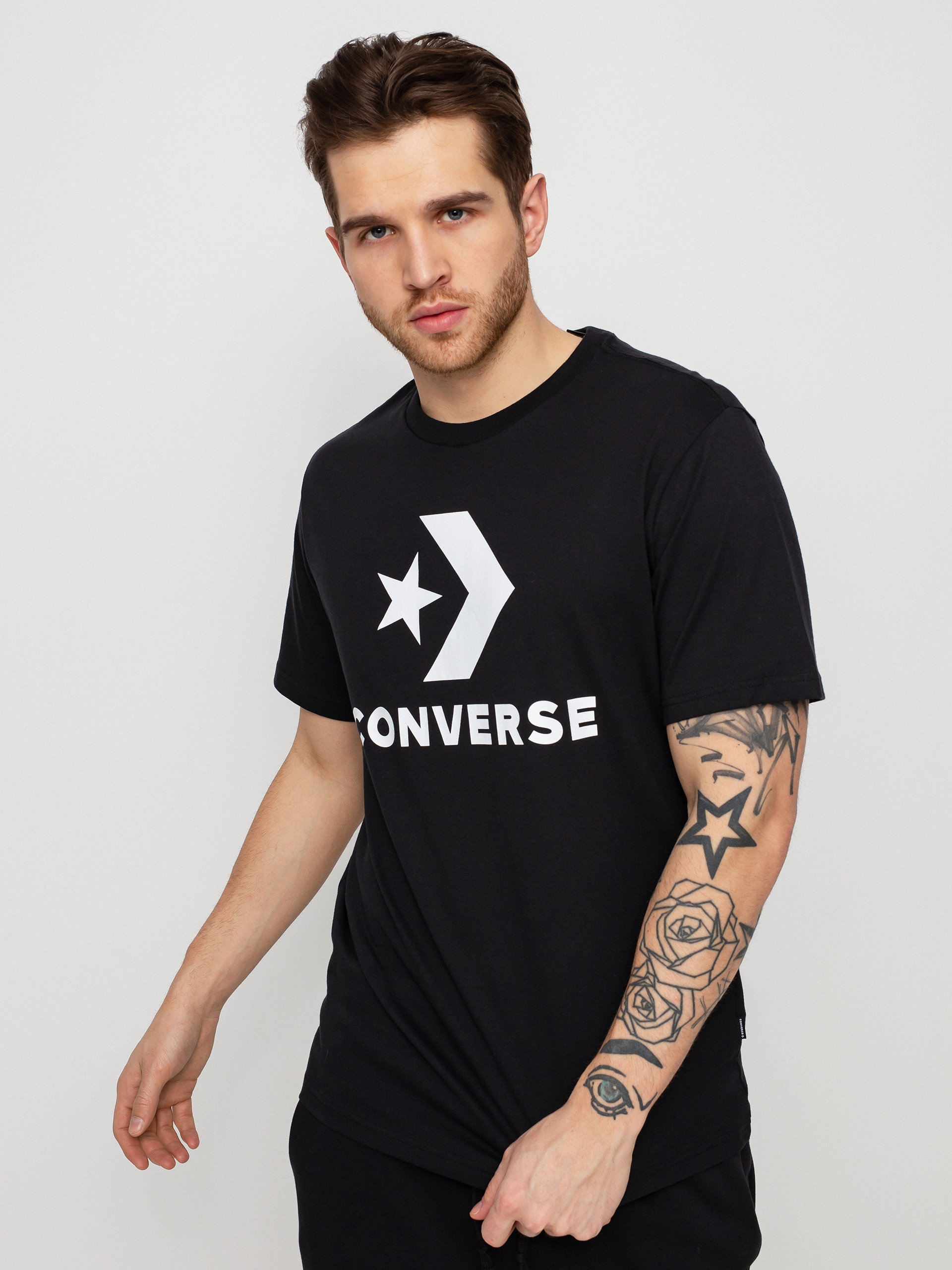 T-shirt Converse Embroidered Star Chevron (black)
