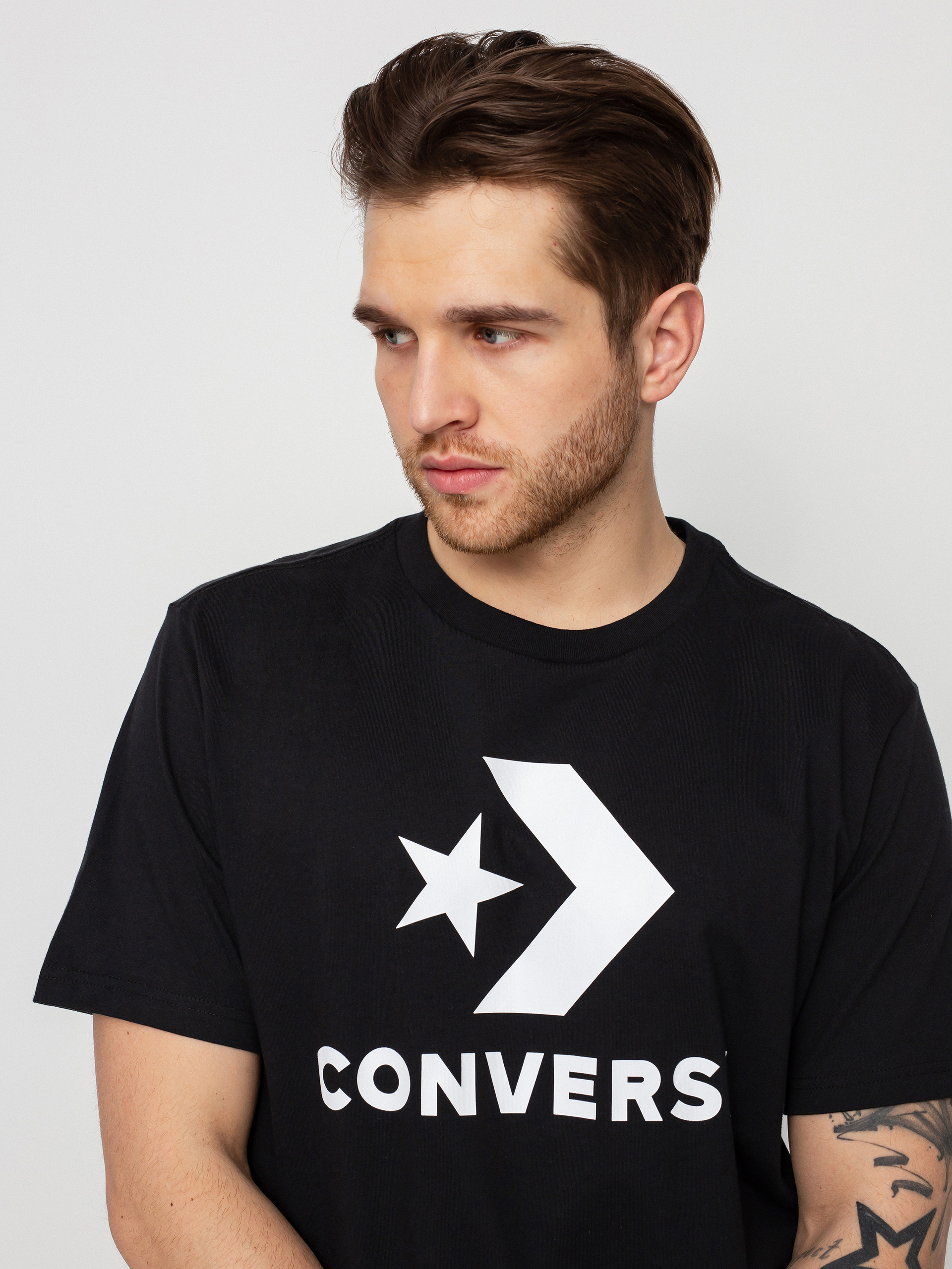 T-shirt Converse Embroidered Star Chevron (black)