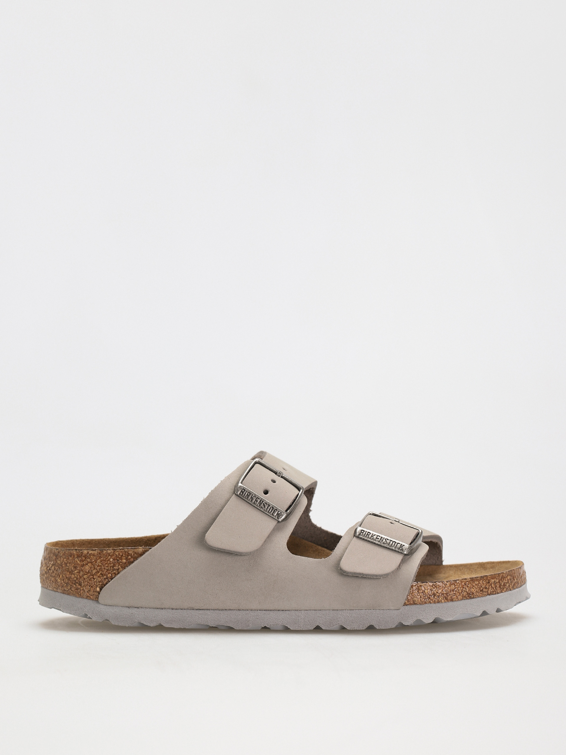 Klapki Birkenstock Arizona Sfb Narrow Wmn (dove gray nubuk leather)