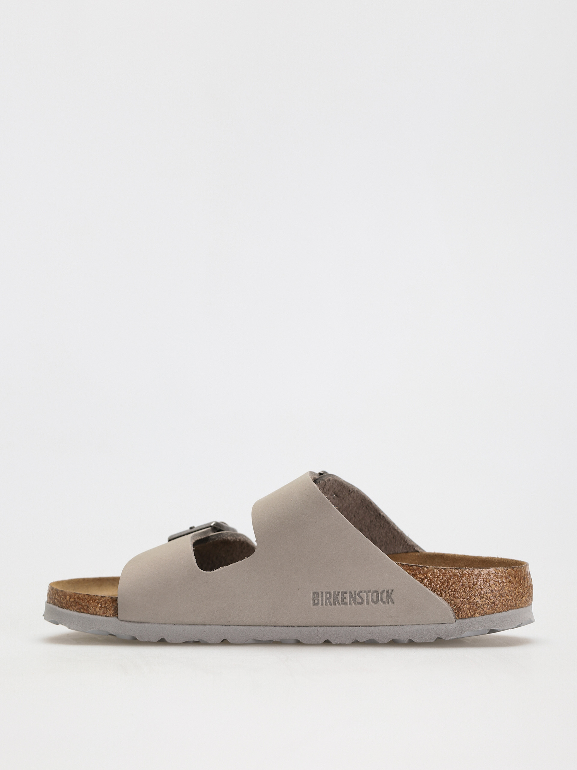 Klapki Birkenstock Arizona Sfb Narrow Wmn (dove gray nubuk leather)