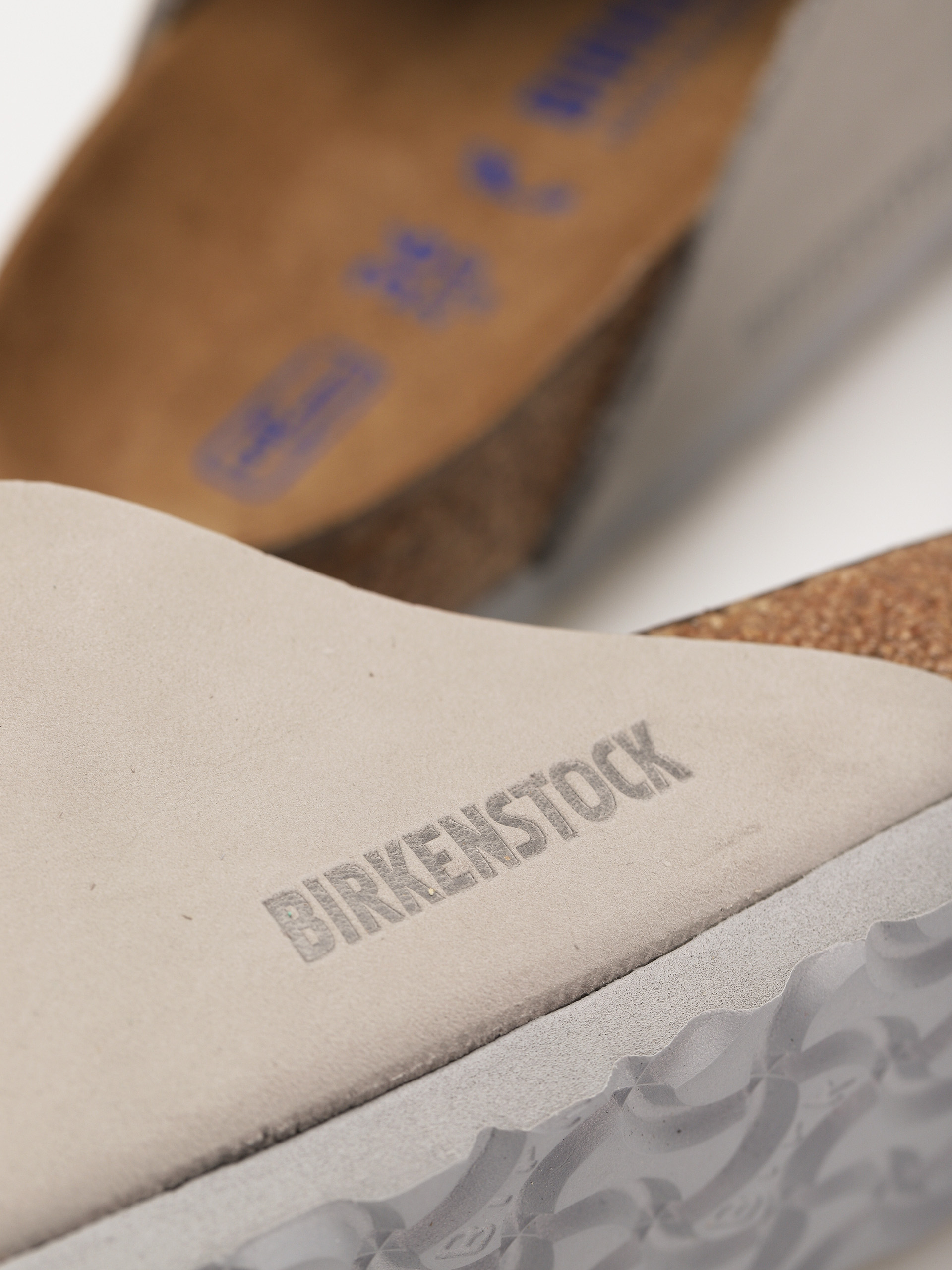 Klapki Birkenstock Arizona Sfb Narrow Wmn (dove gray nubuk leather)