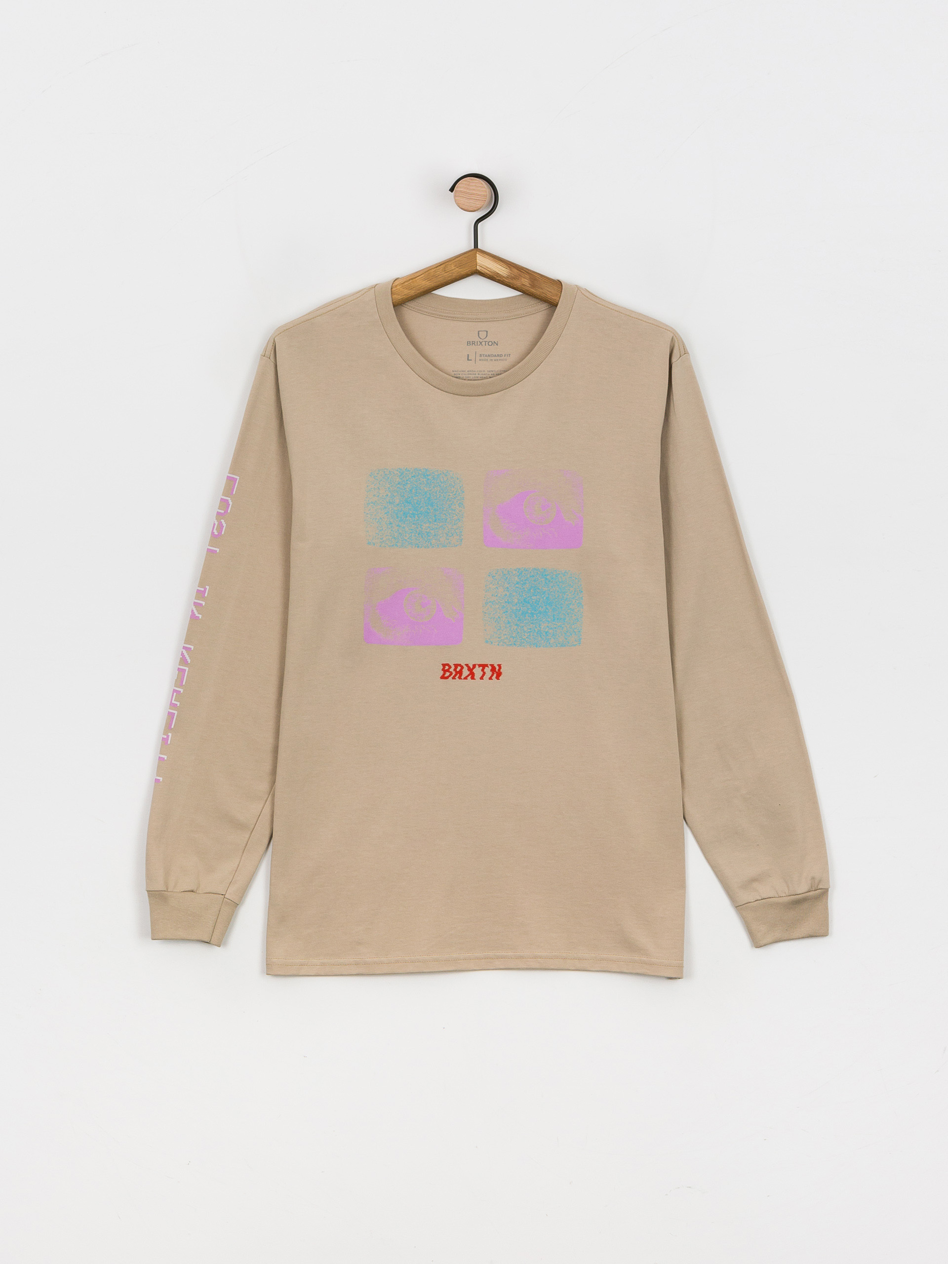 Longsleeve Brixton All Eyes (sand)