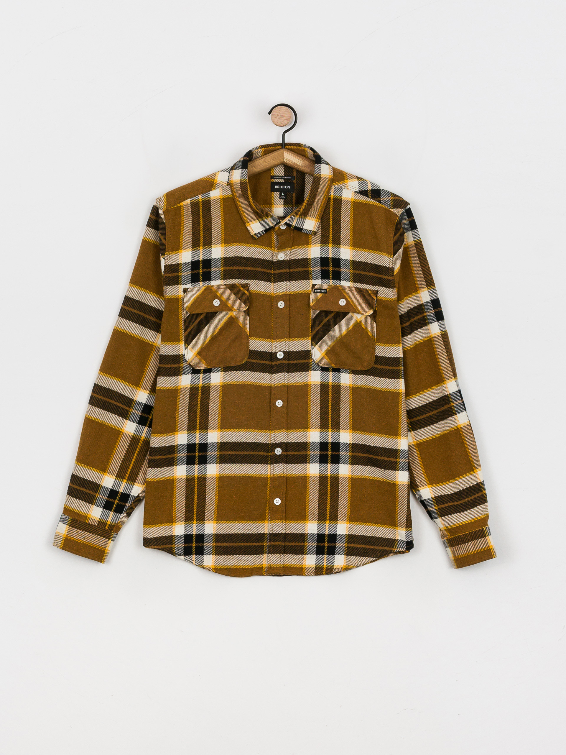 Koszula Brixton Bowery Flannel Ls (medal bronze)