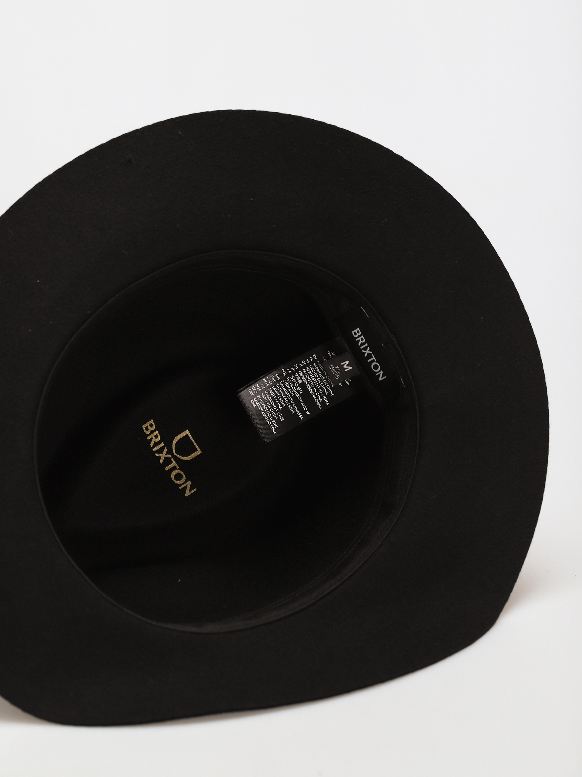 Kapelusz Brixton Wesley Packable Fedora (black/black)