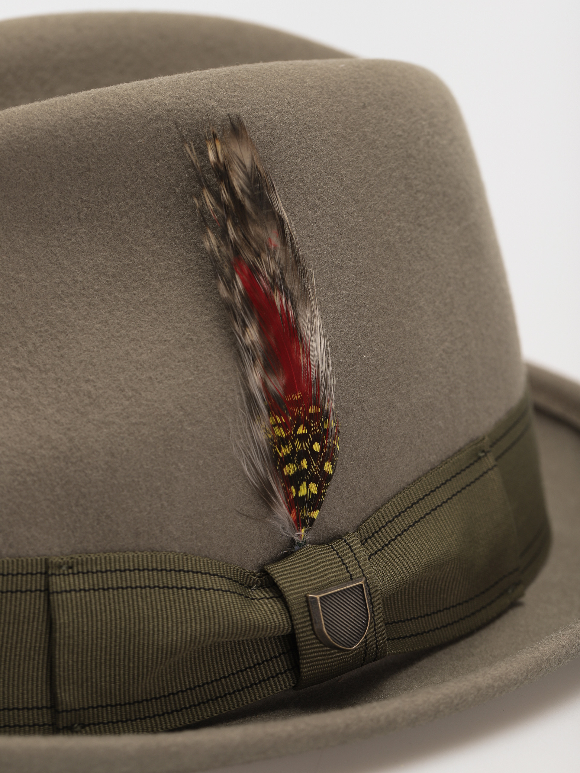 Kapelusz Brixton Gain Fedora (mermaid/military olive)