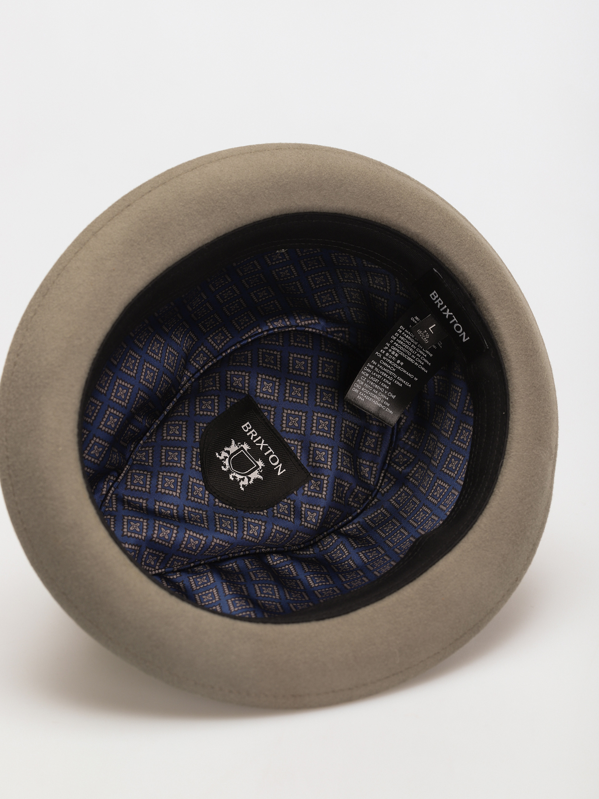 Kapelusz Brixton Gain Fedora (mermaid/military olive)