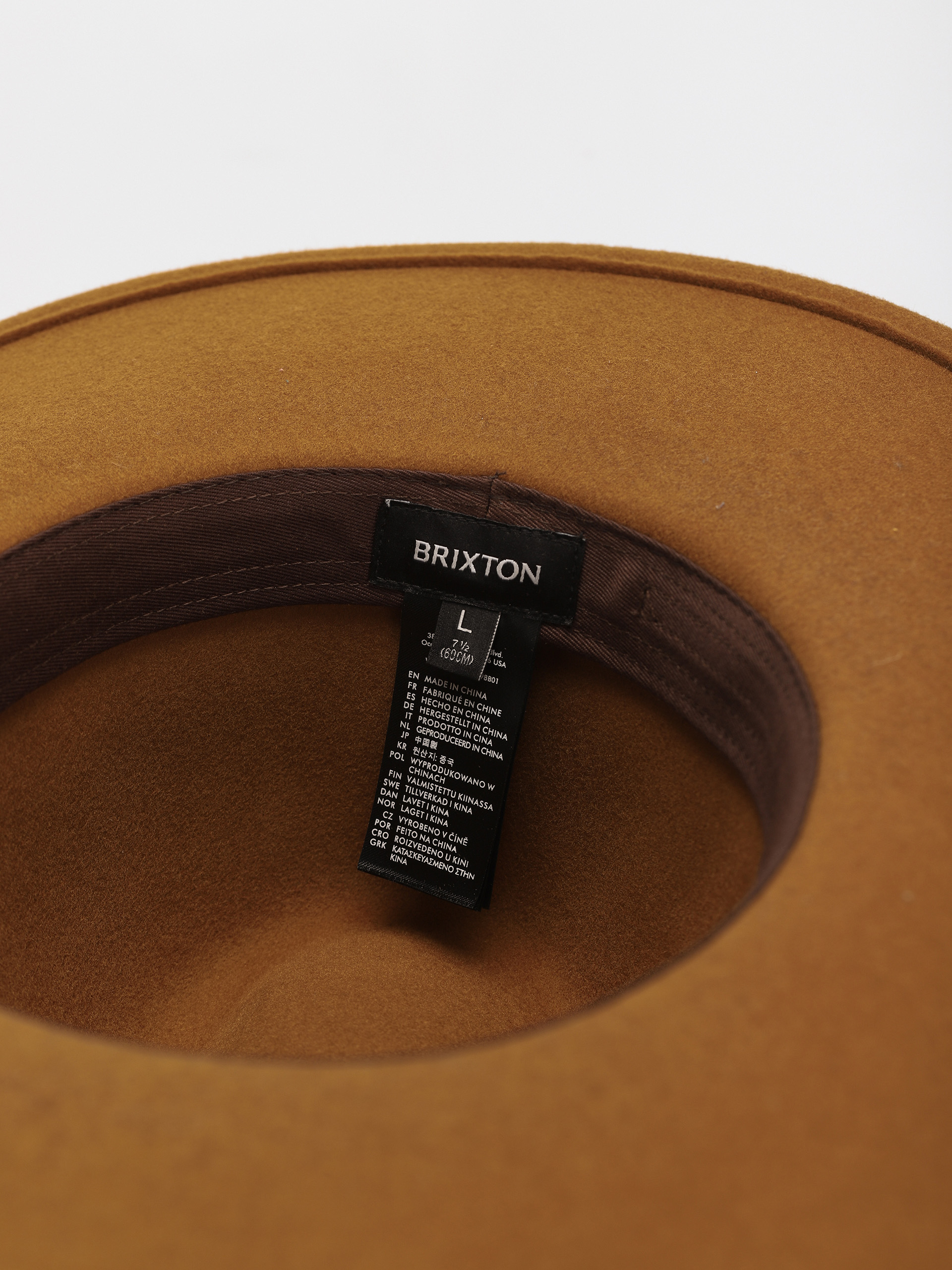 Kapelusz Brixton Field Proper Hat (brass)