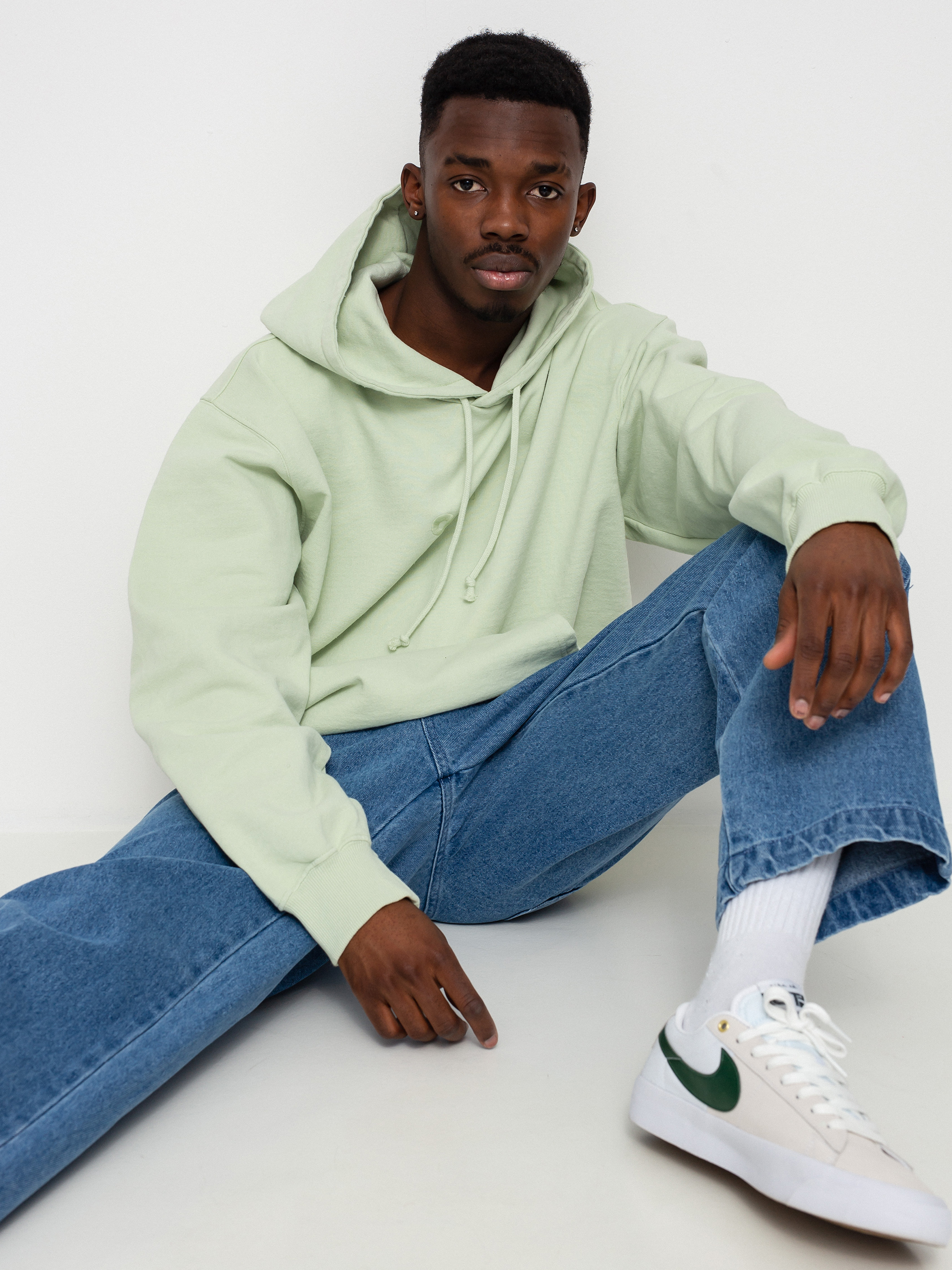 Bluza z kapturem OBEY Bold Recycled HD (pigment cucumber)