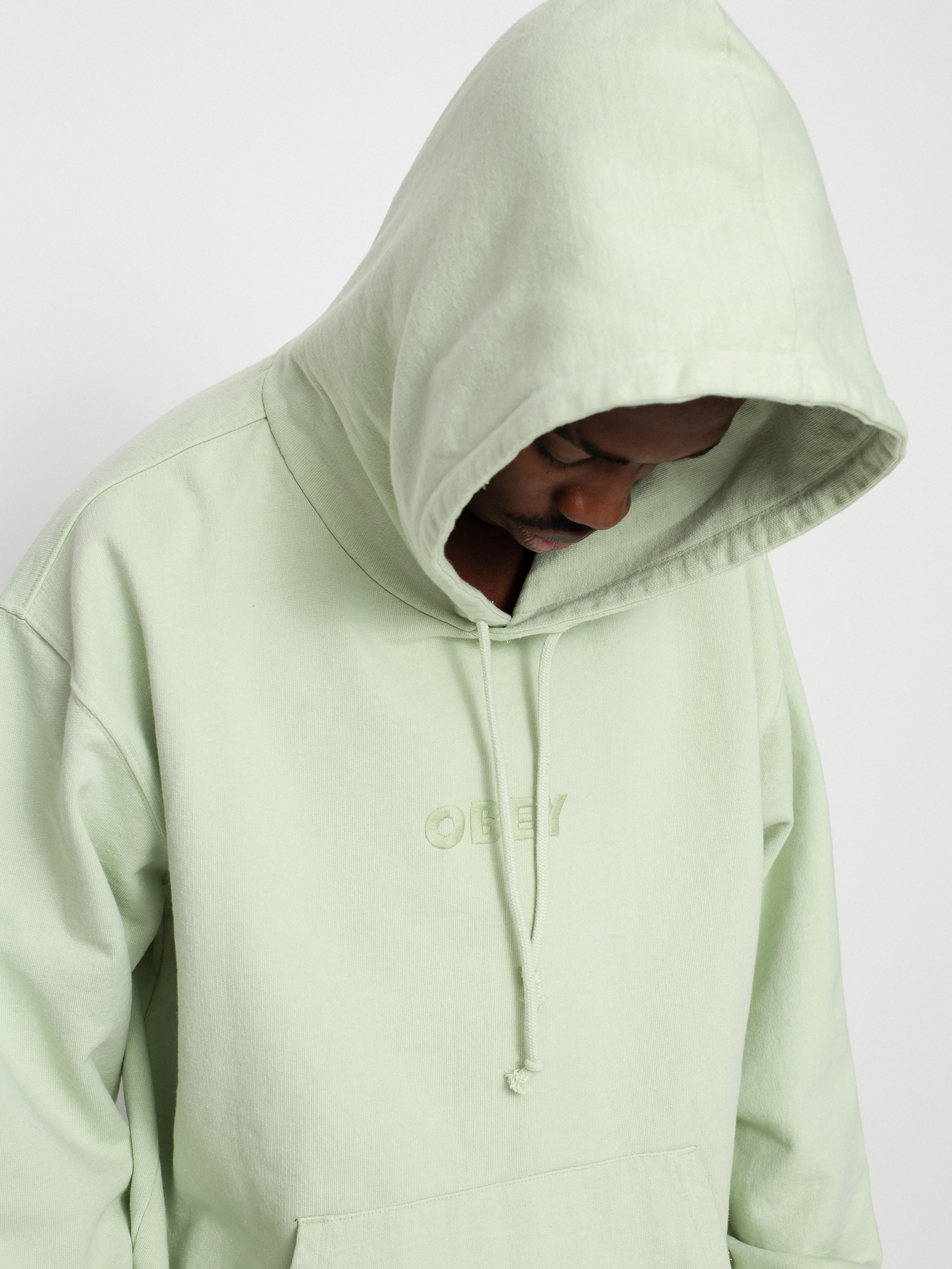 Bluza z kapturem OBEY Bold Recycled HD (pigment cucumber)