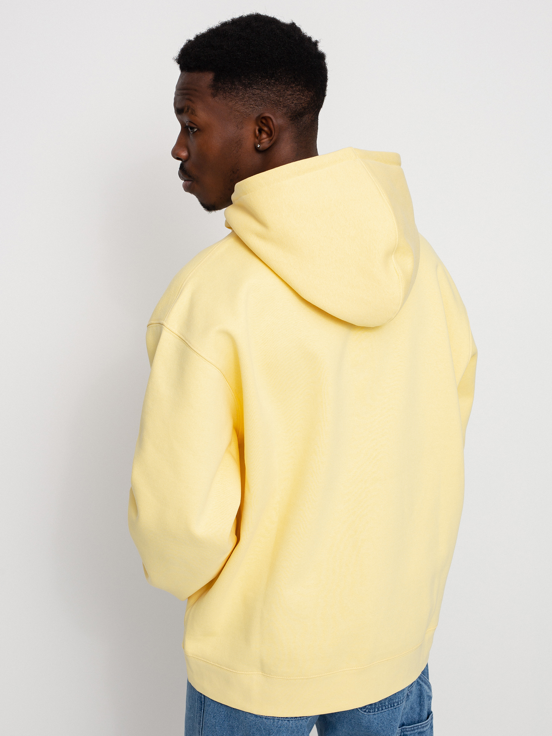 Bluza z kapturem OBEY Lowercase HD (butter)