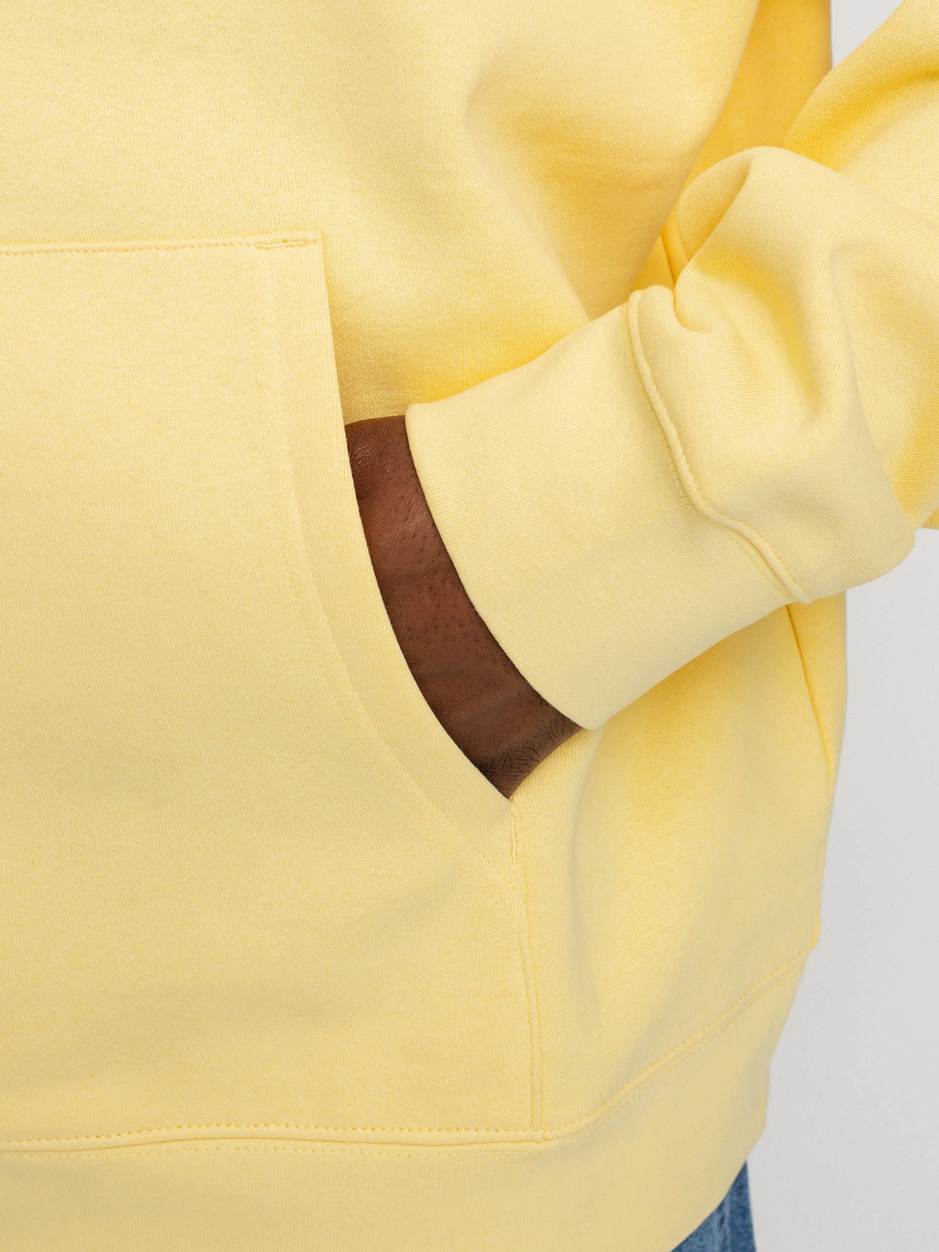 Bluza z kapturem OBEY Lowercase HD (butter)