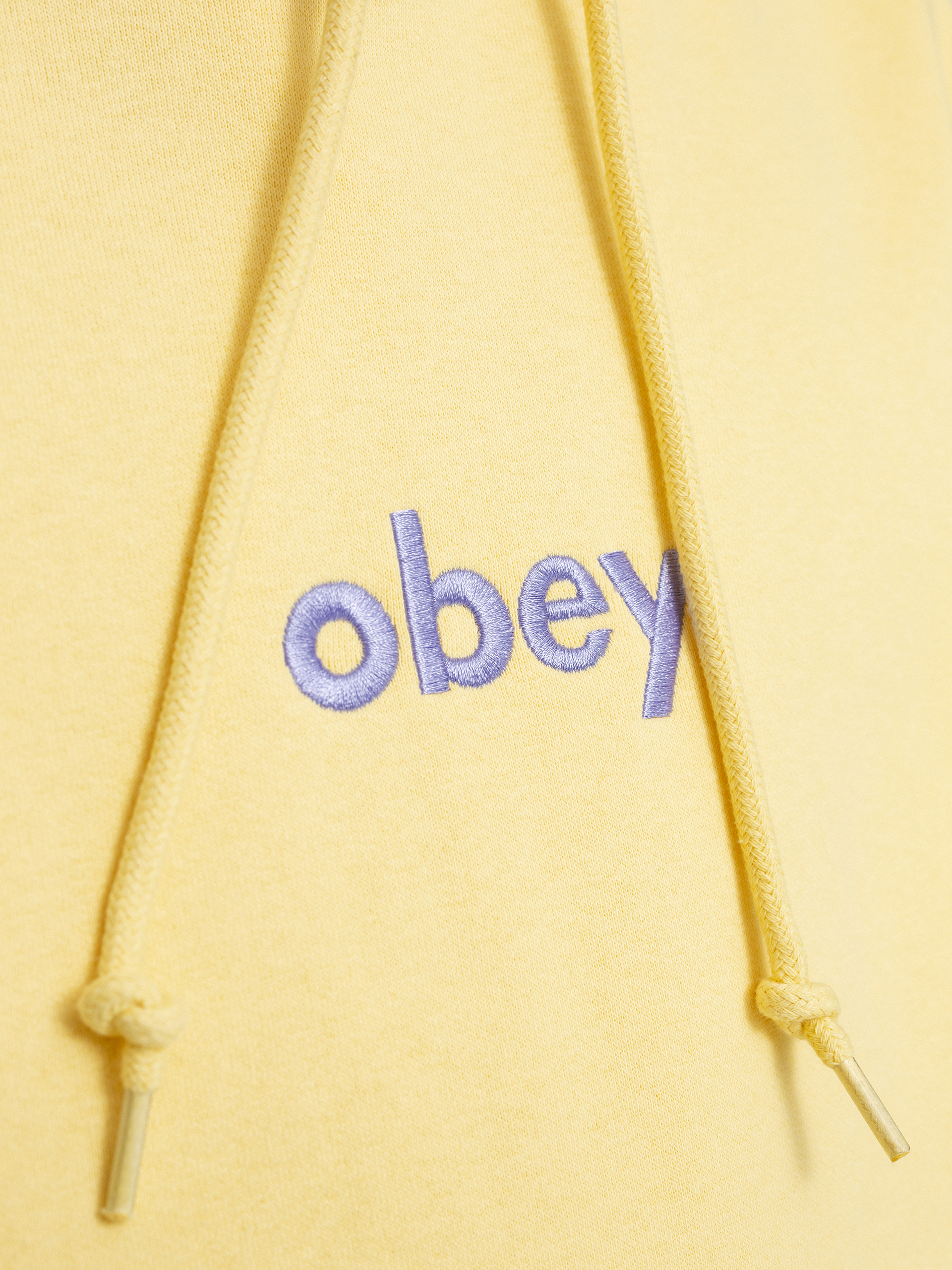 Bluza z kapturem OBEY Lowercase HD (butter)