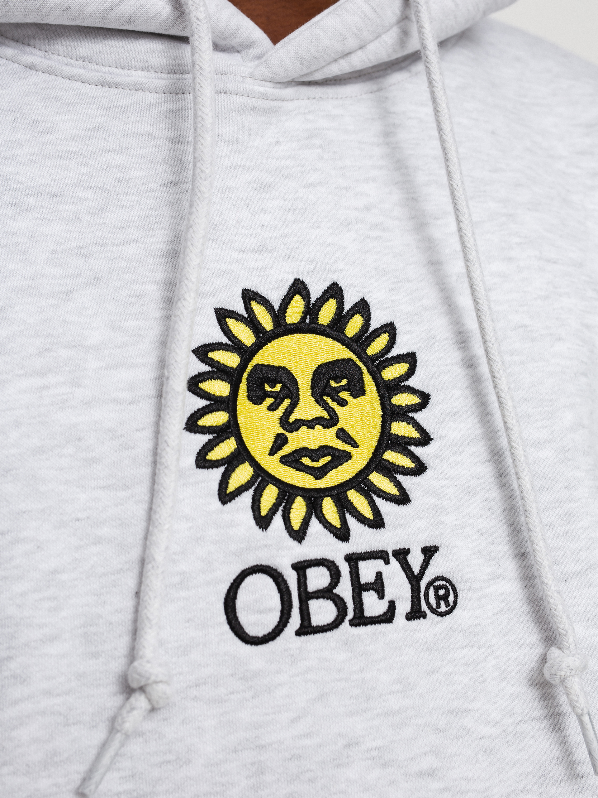 Bluza z kapturem OBEY Sunshine HD (ash grey)