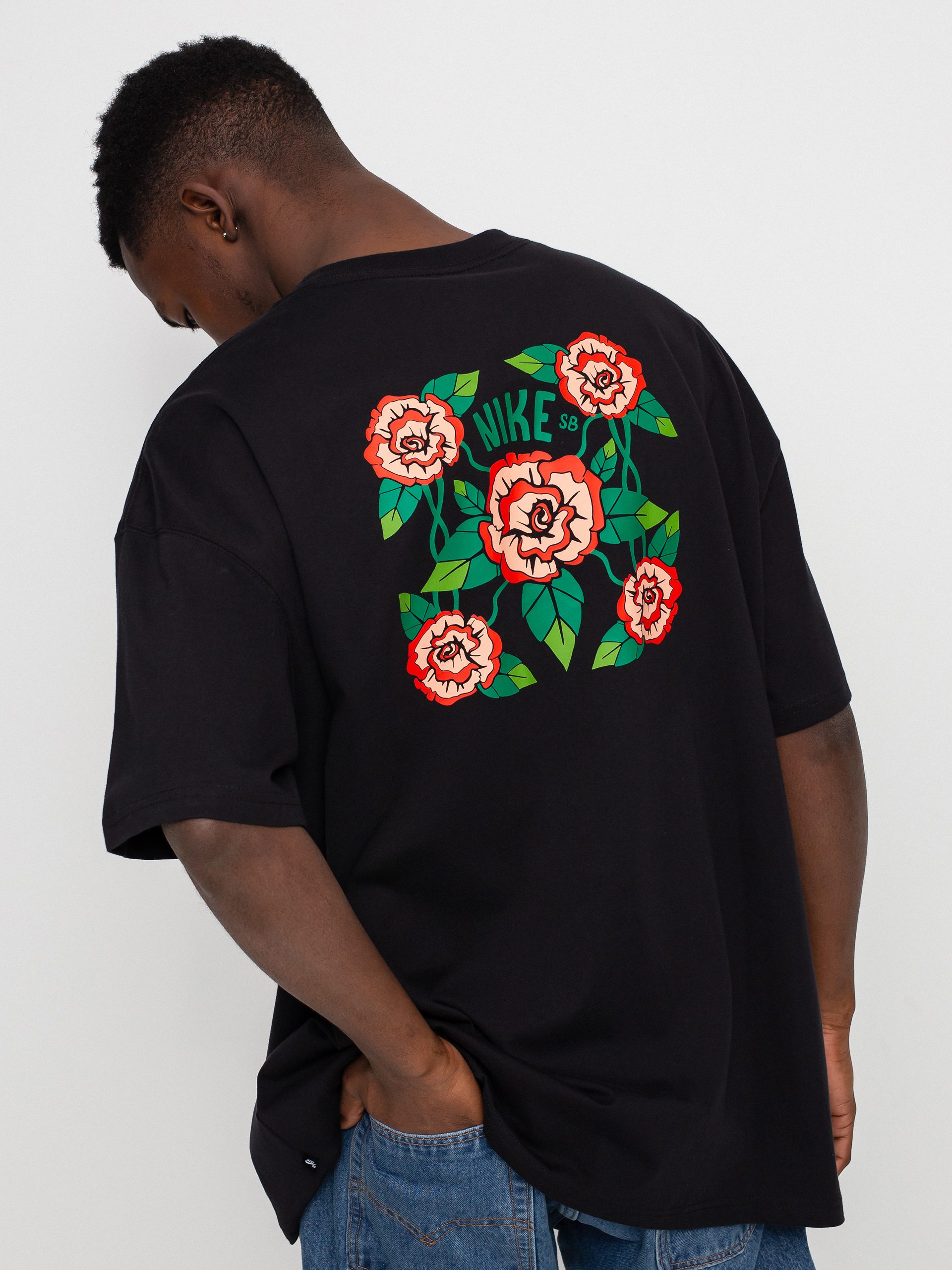 T-shirt Nike SB Mosaic Roses (black)