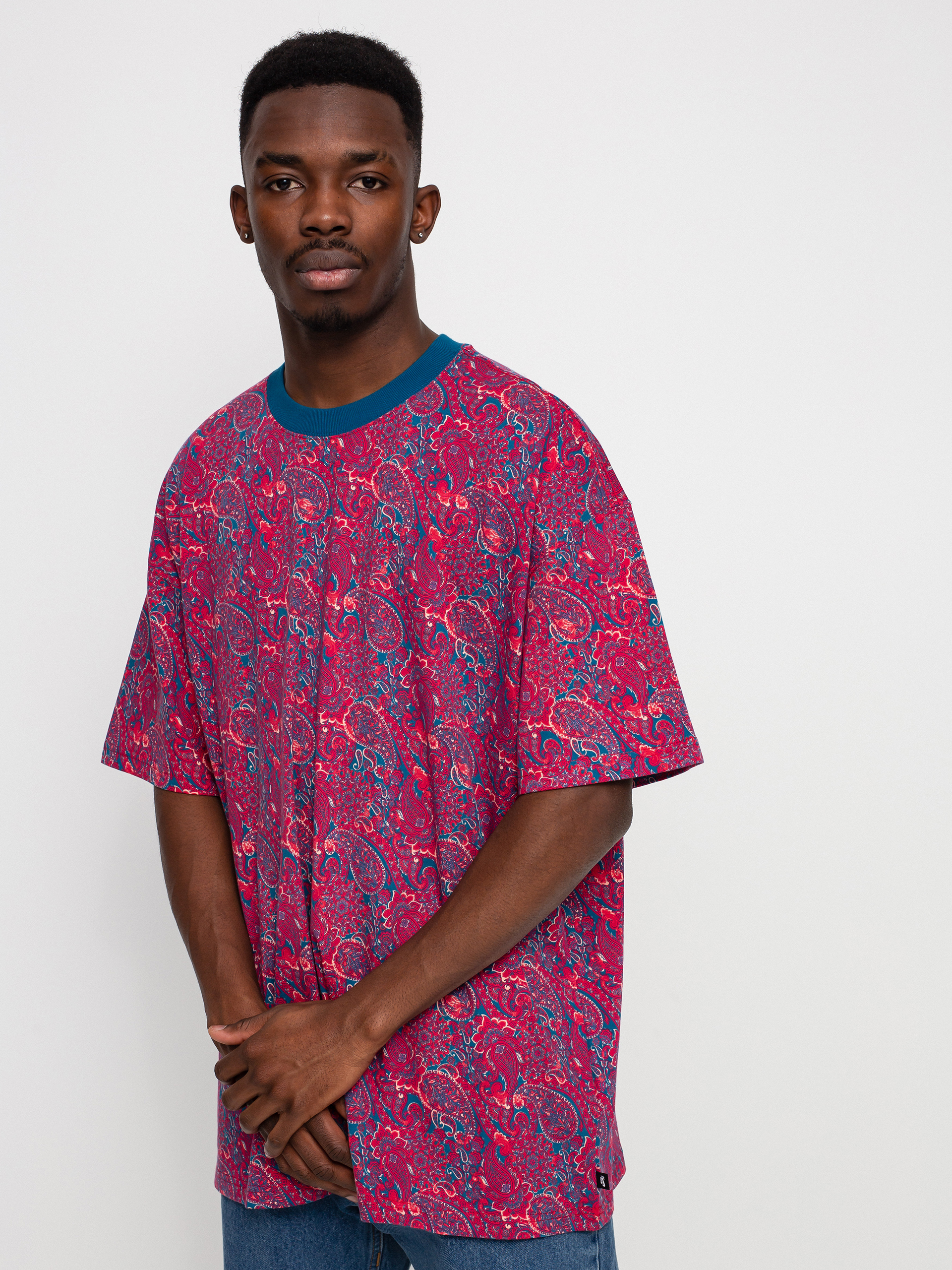 T-shirt Nike SB Paisley (mystic hibiscus)