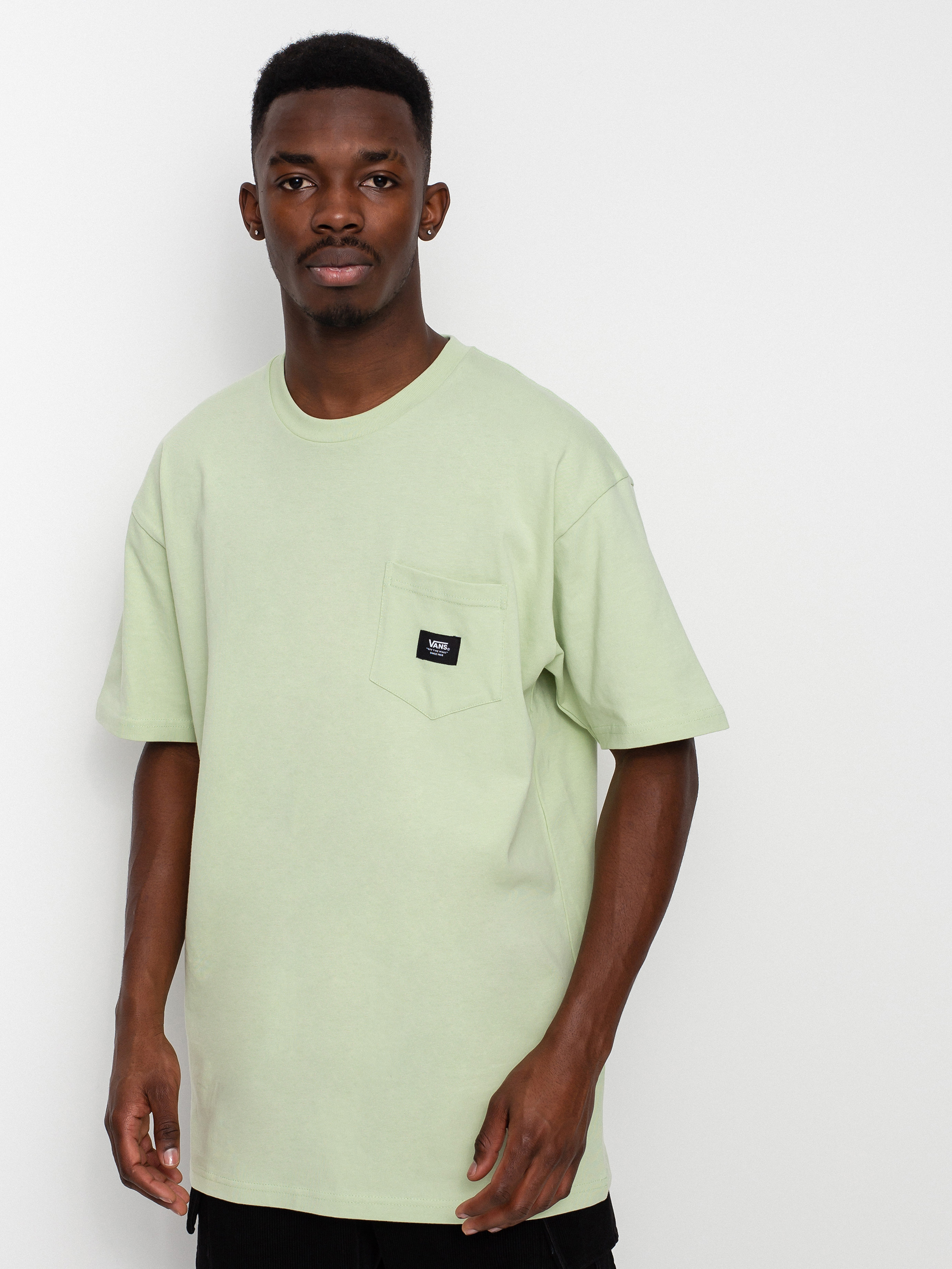 T-shirt Vans Woven Patch Pocket (celadon green)