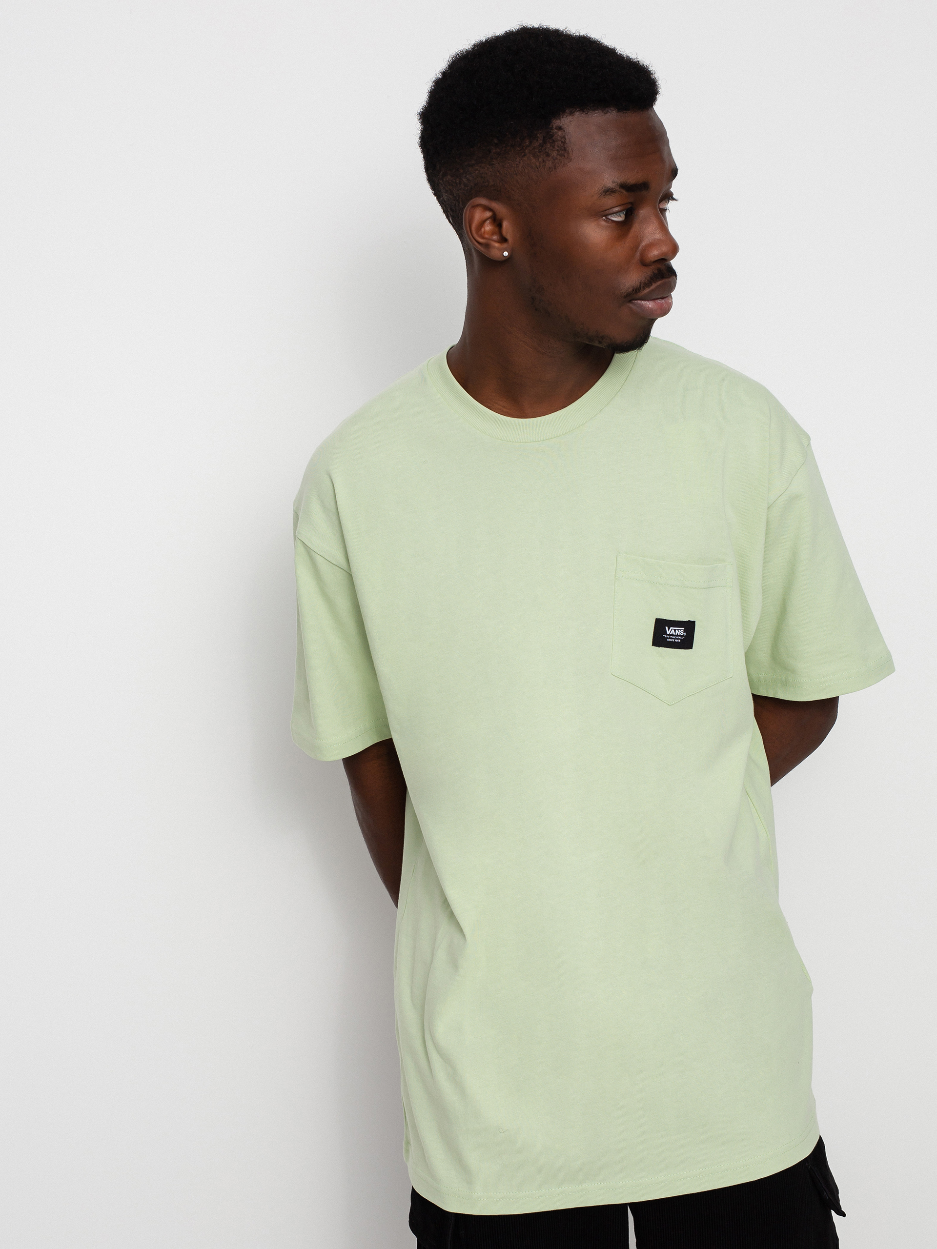 T-shirt Vans Woven Patch Pocket (celadon green)