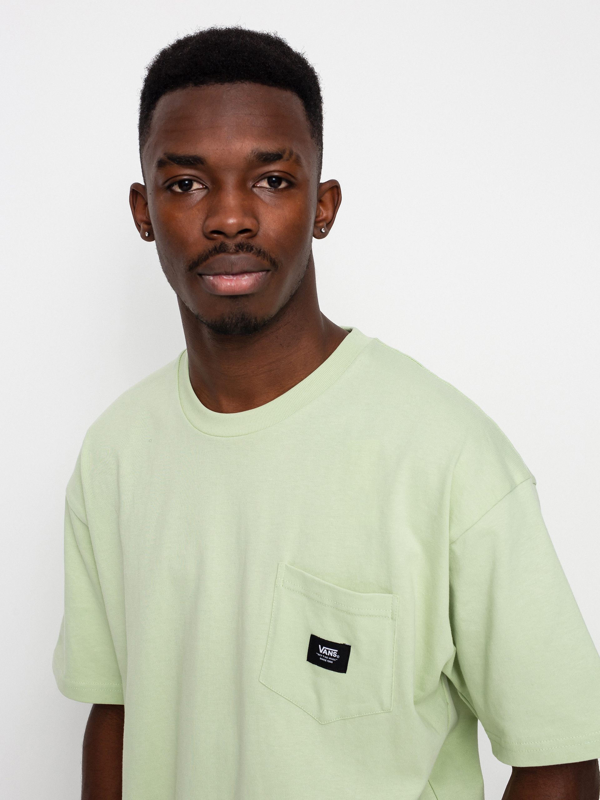 T-shirt Vans Woven Patch Pocket (celadon green)