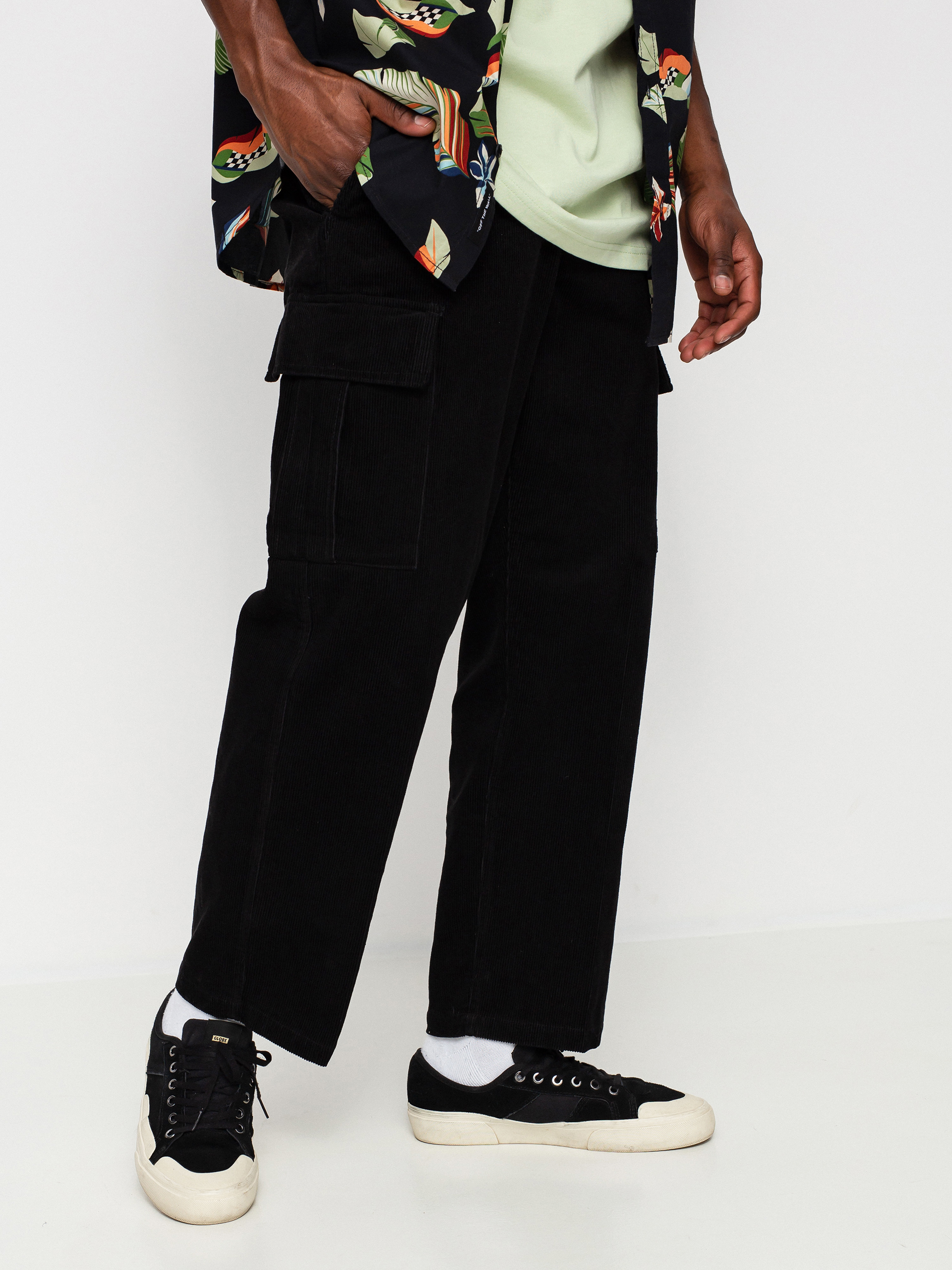 Spodnie RVCA Evan Mock Cord Utili (pirate black)