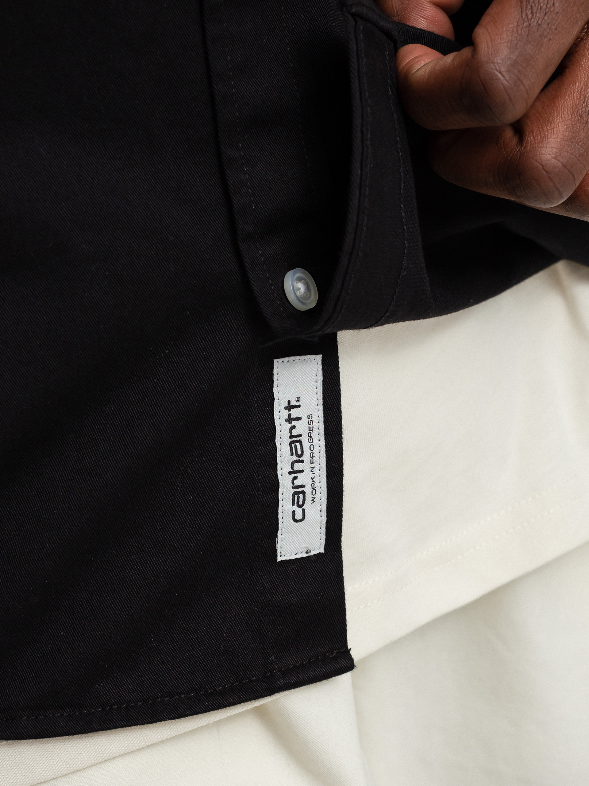 Koszula Carhartt WIP Madison (black/white)