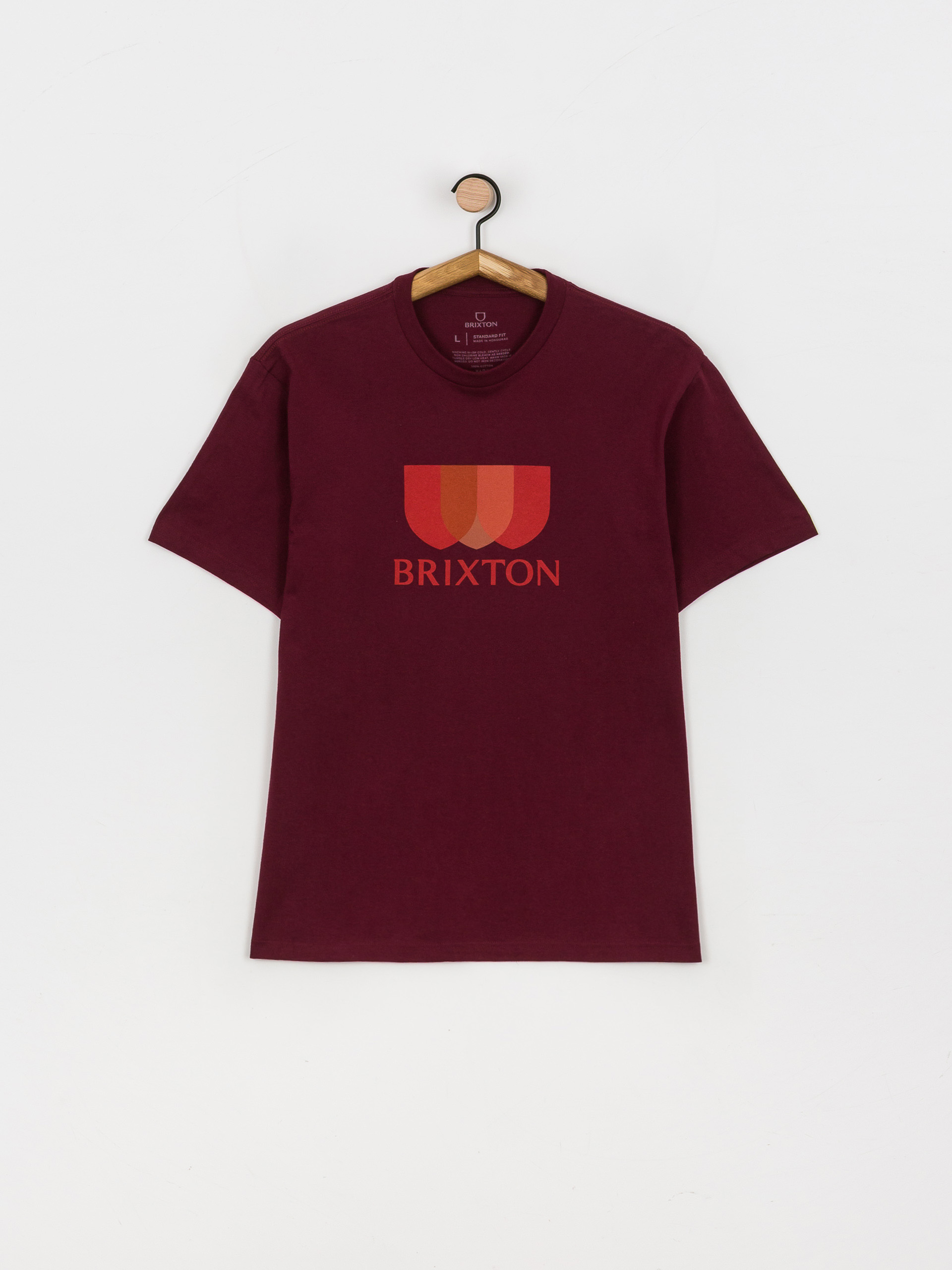 T-shirt Brixton Alton Solid (burgundy)