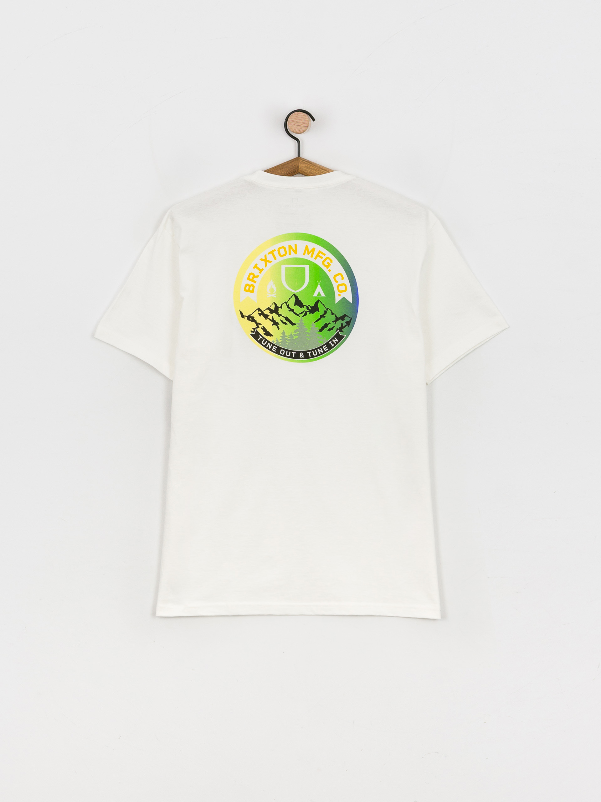 T-shirt Brixton Tune Out (white)