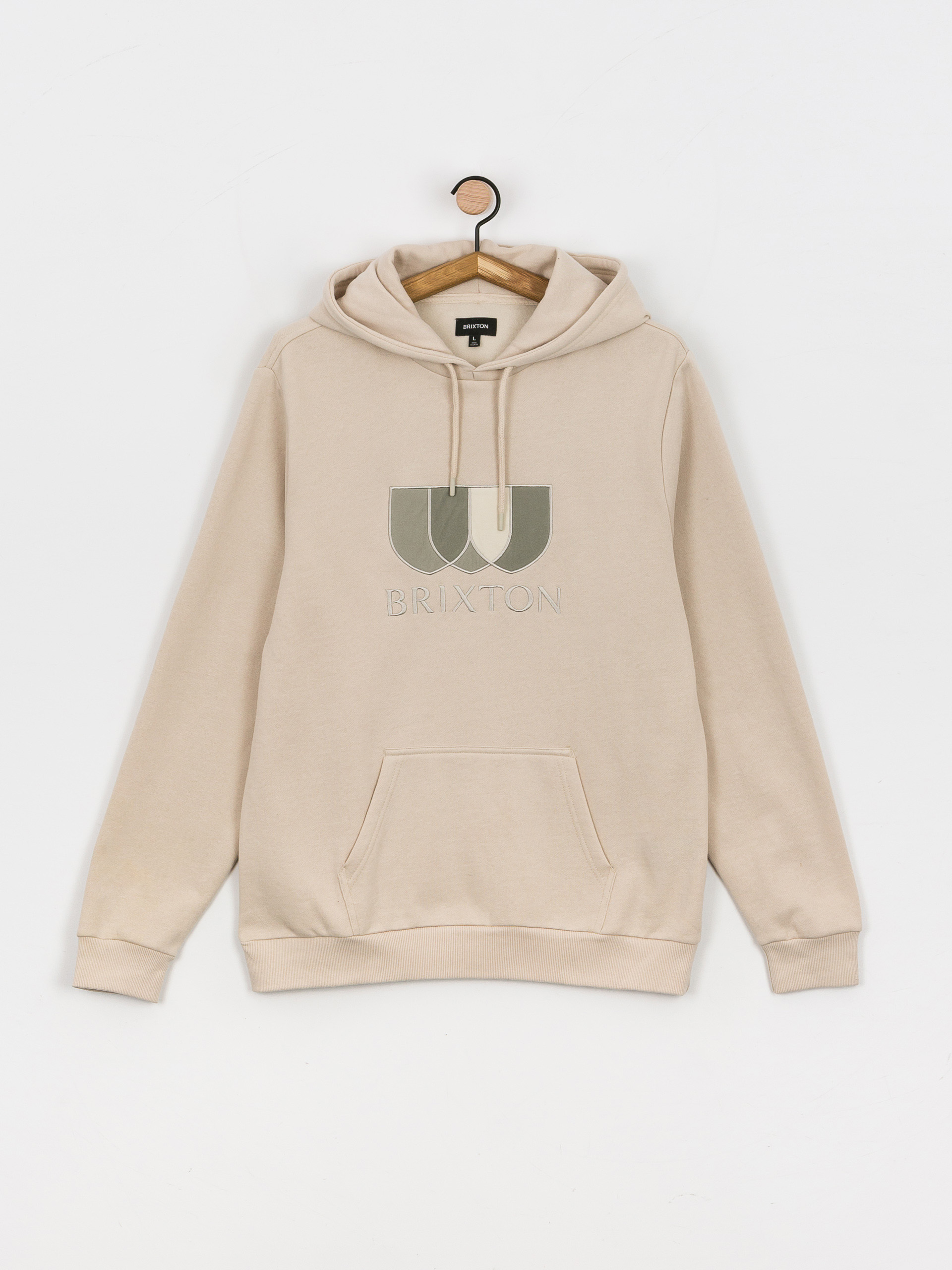 Bluza z kapturem Brixton Alton II HD (beige)