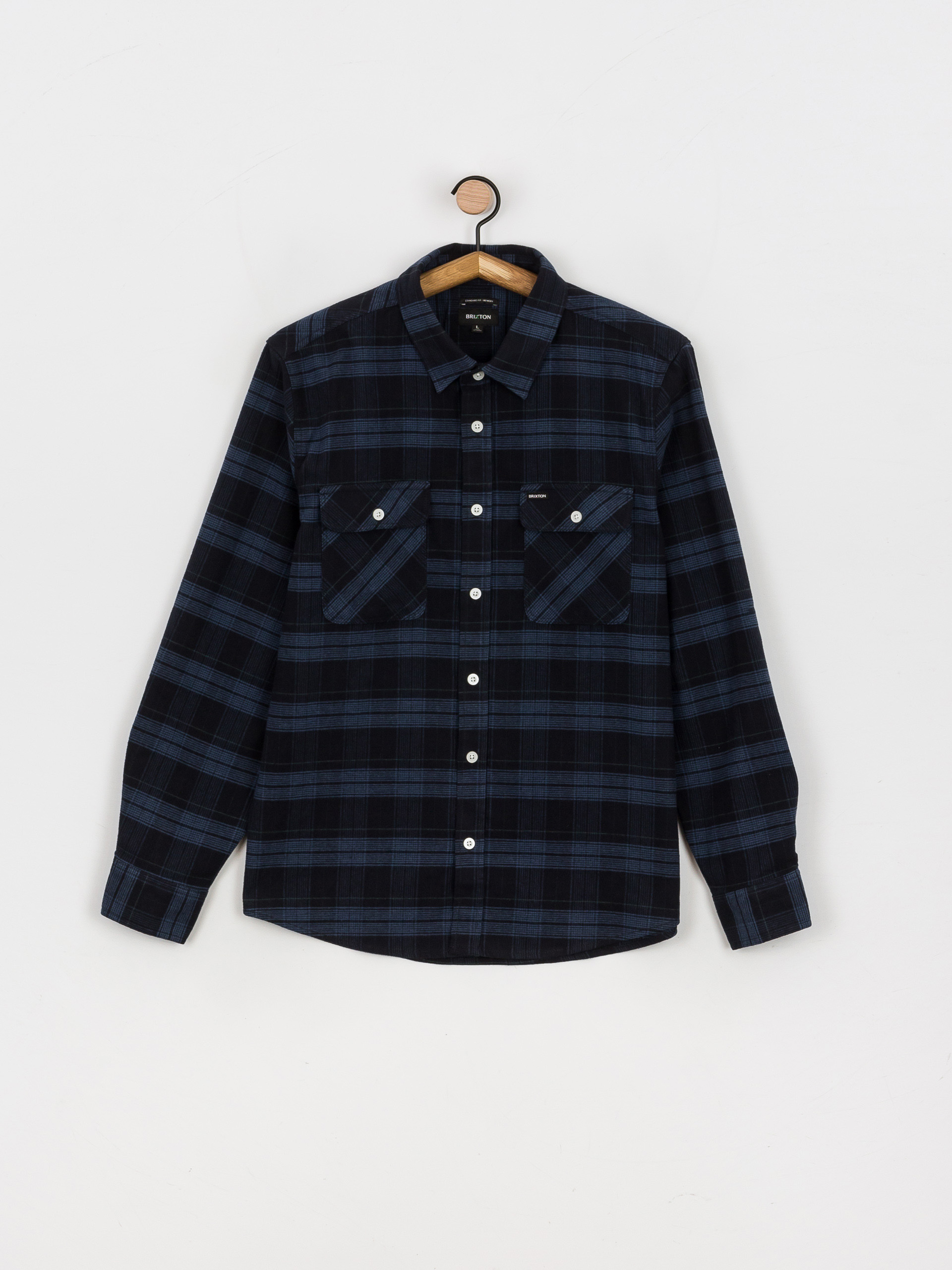 Koszula Brixton Bowery Stretch Flannel Ls (navy)