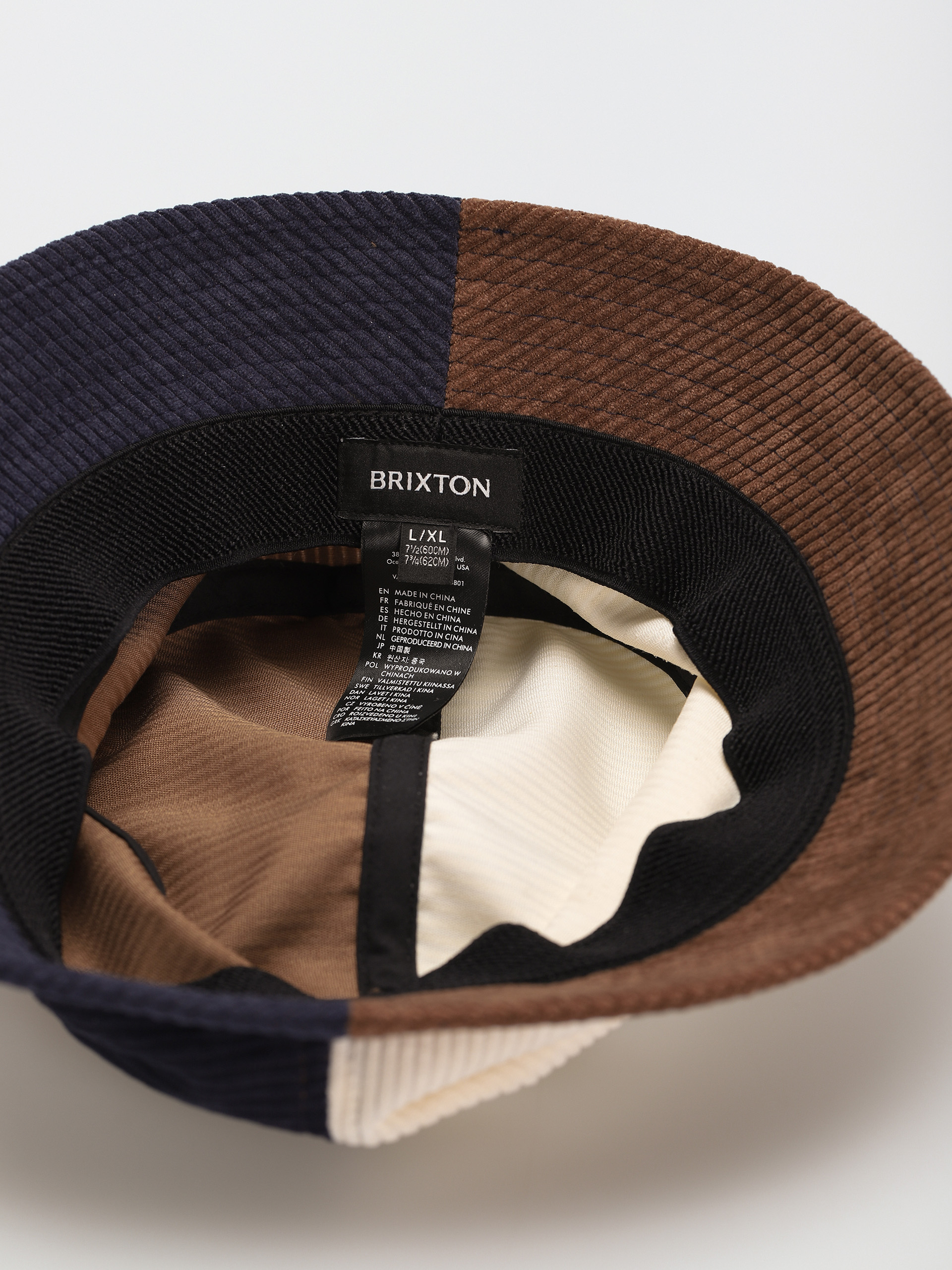 Kapelusz Brixton Gramercy Packable Bucket Hat (navy/hide)