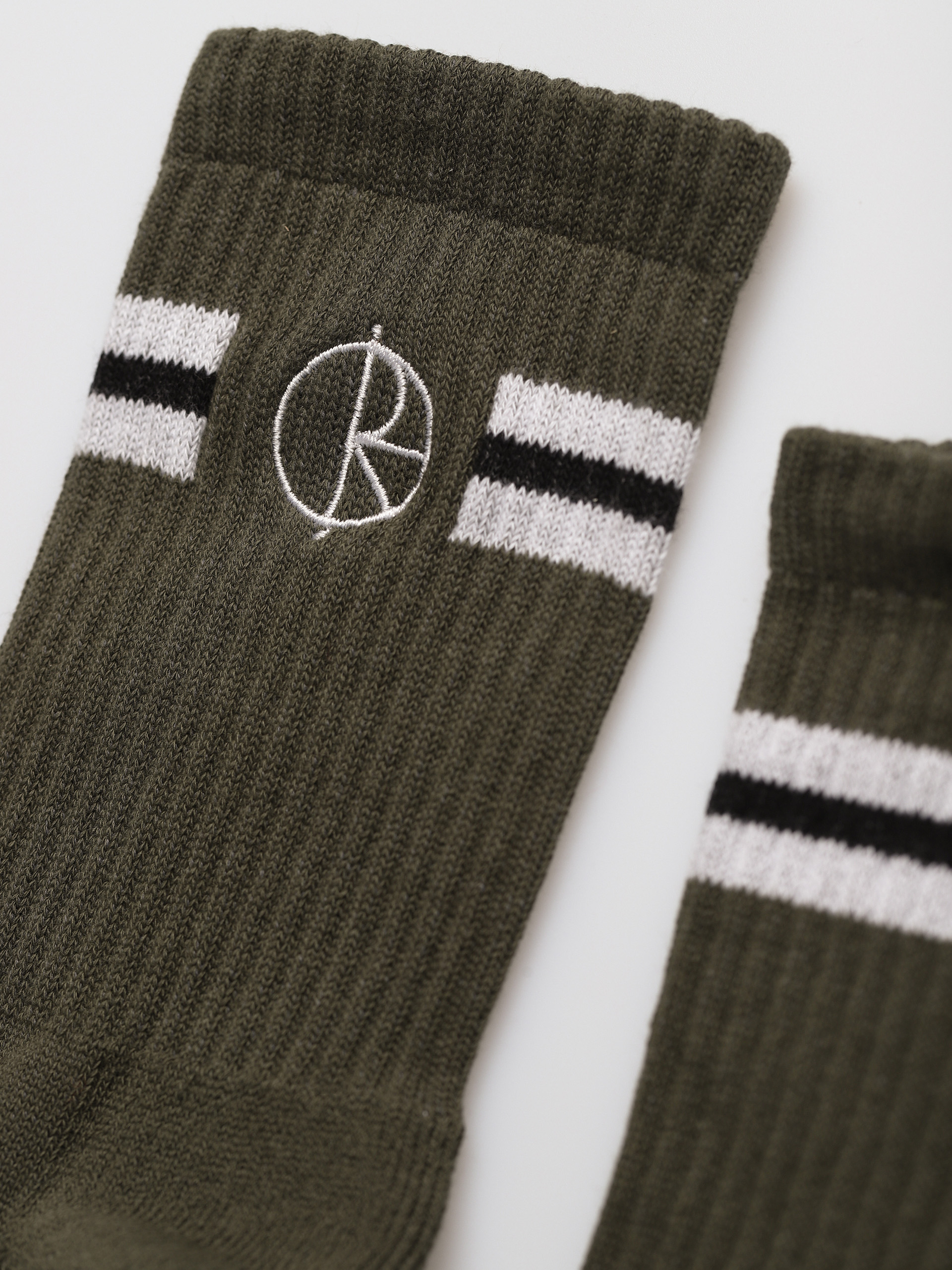 Skarpetki Polar Skate Stroke Logo (olive)
