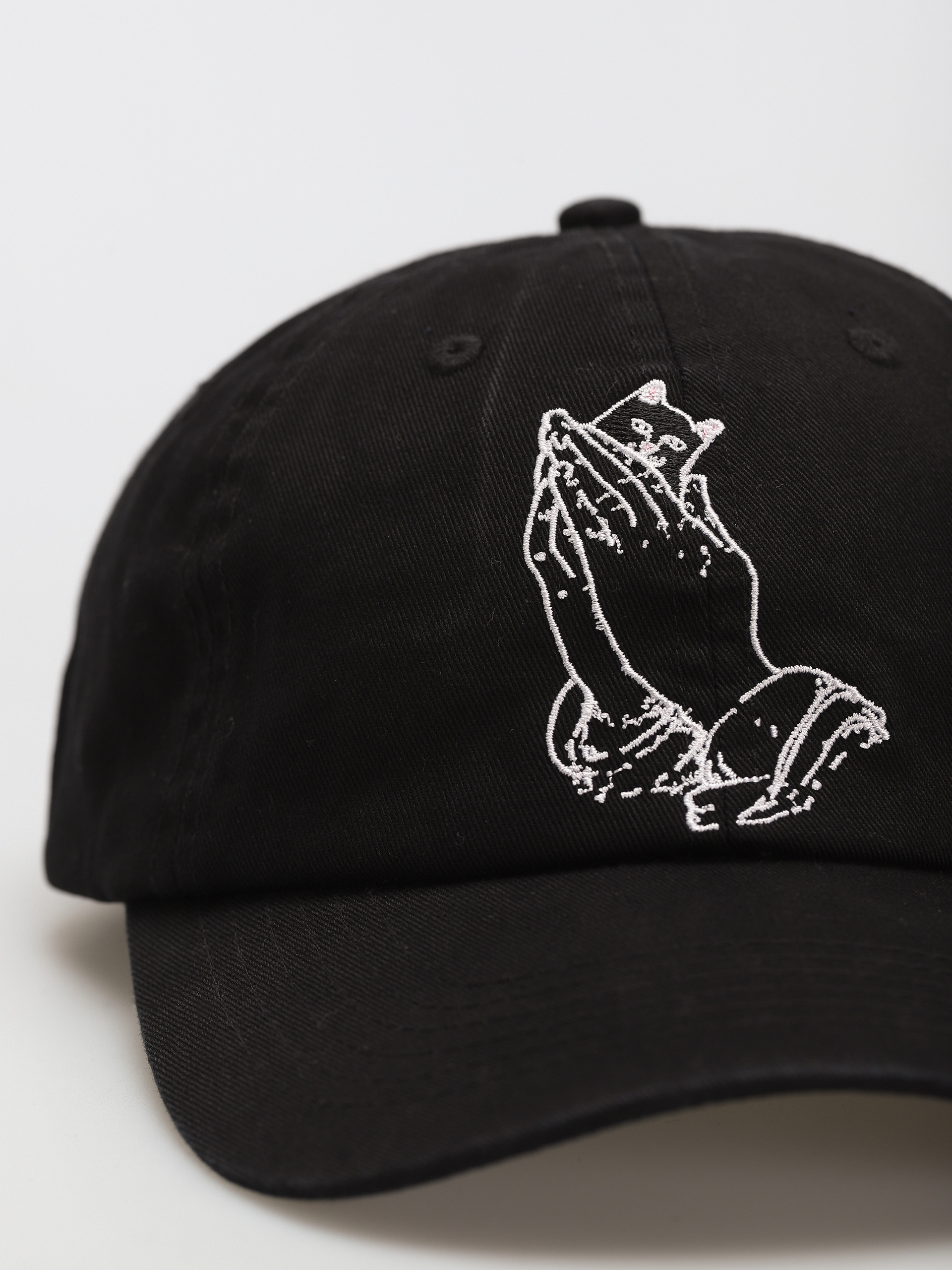 Czapka z daszkiem RipNDip Praying Hands ZD (black)