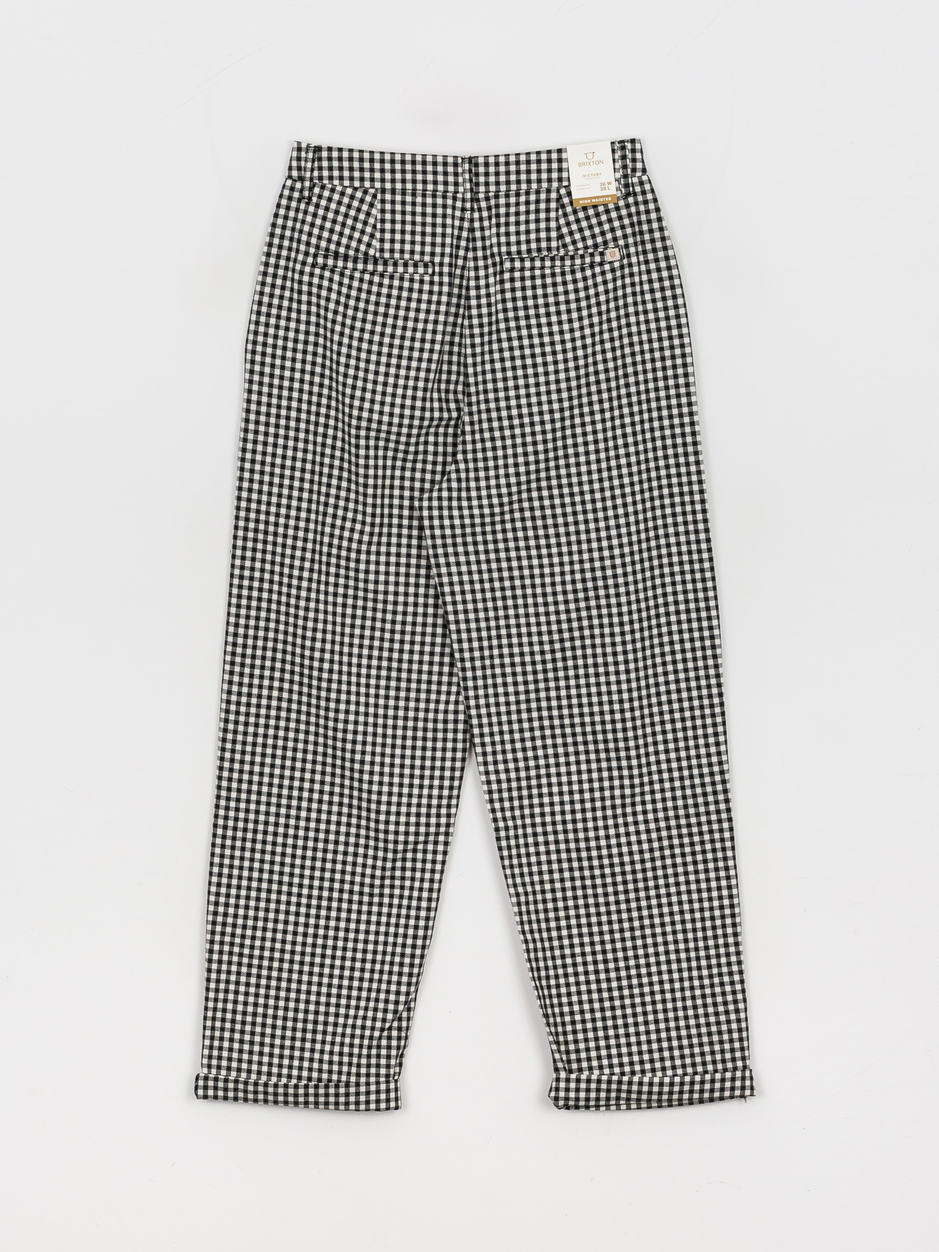 Spodnie Brixton Victory Trouser Wmn (black gingham)