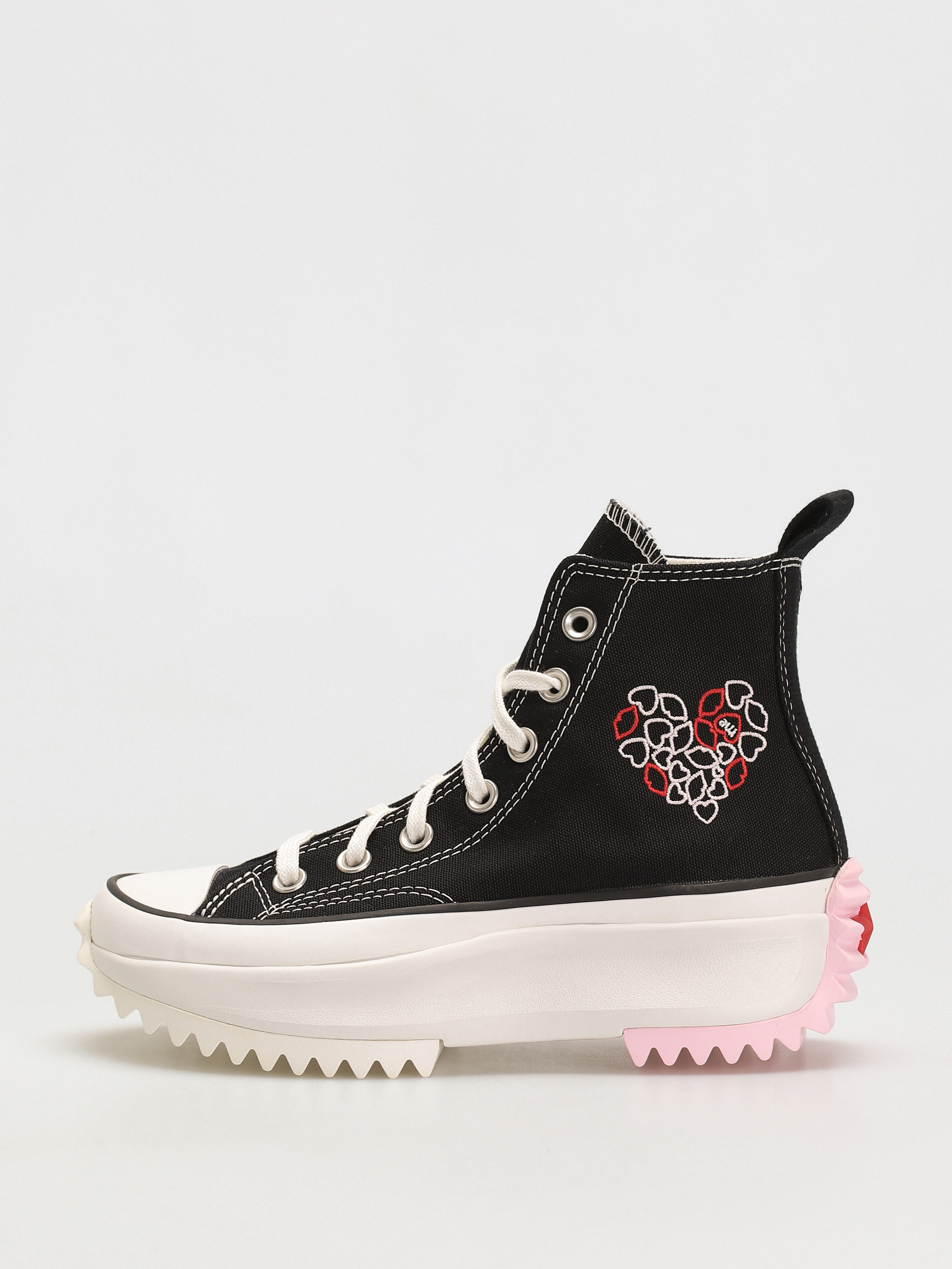 Buty Converse Run Star Hike Hi (black/university red/cherry blossom)