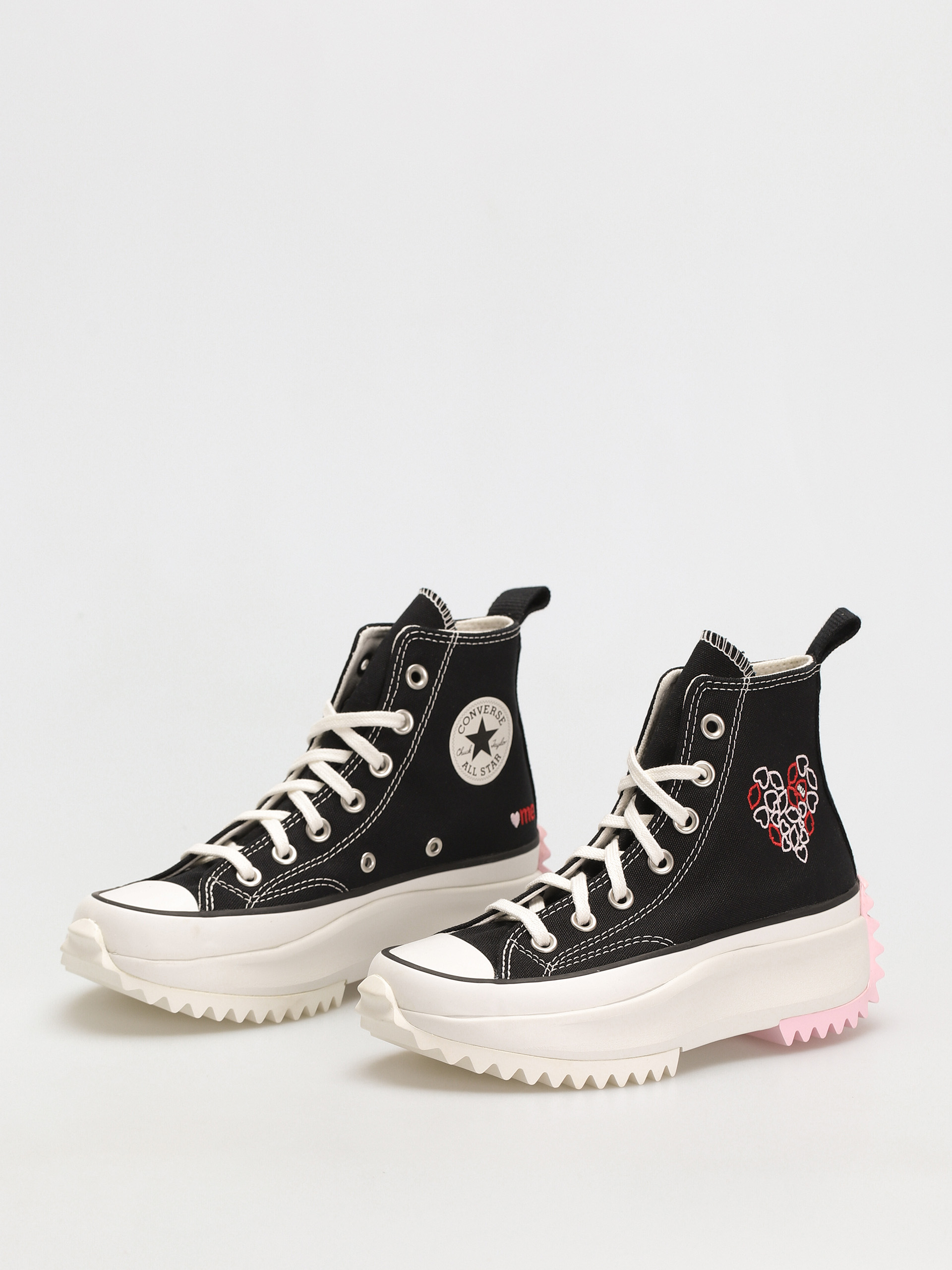 Buty Converse Run Star Hike Hi (black/university red/cherry blossom)