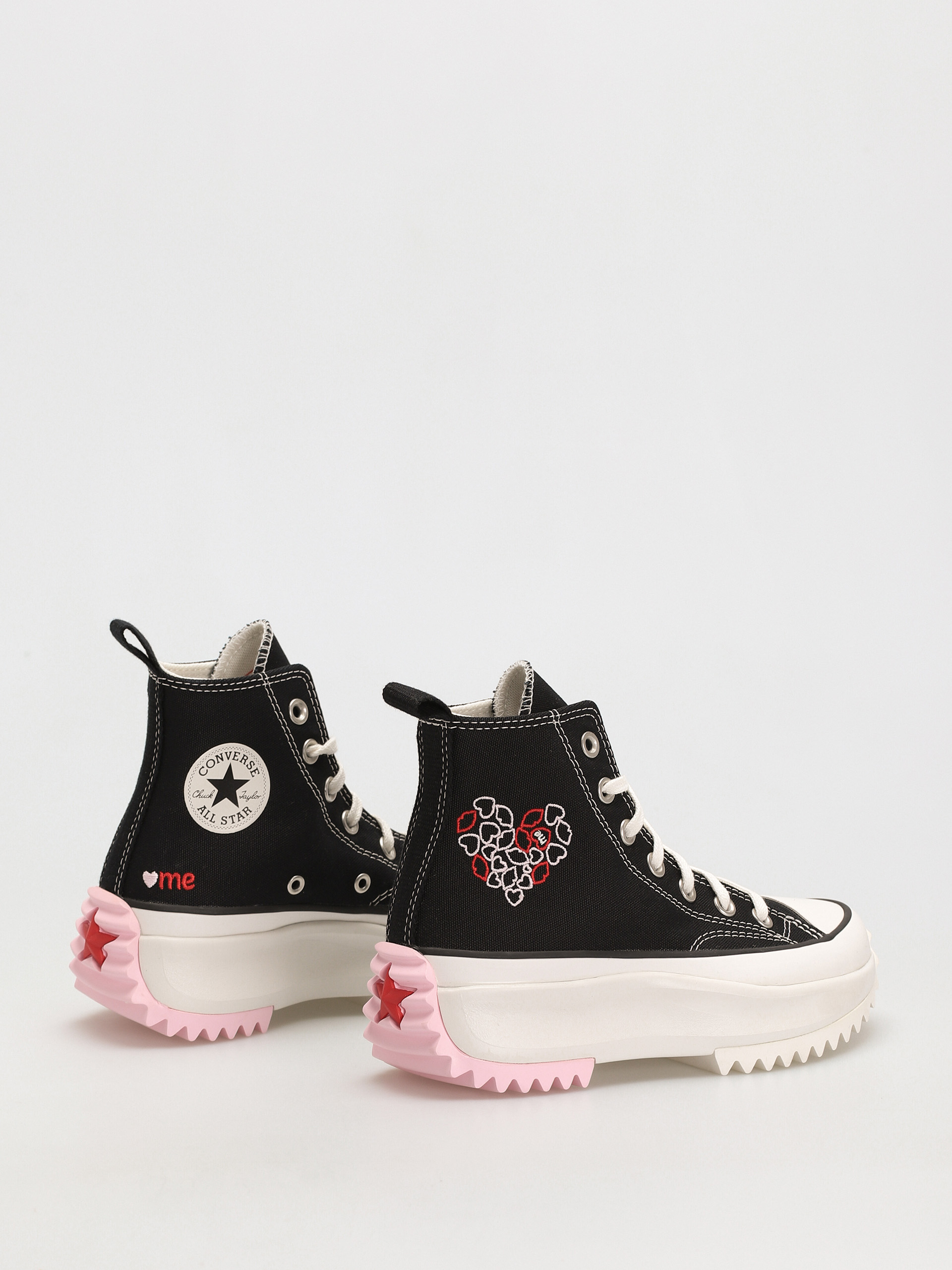 Buty Converse Run Star Hike Hi (black/university red/cherry blossom)