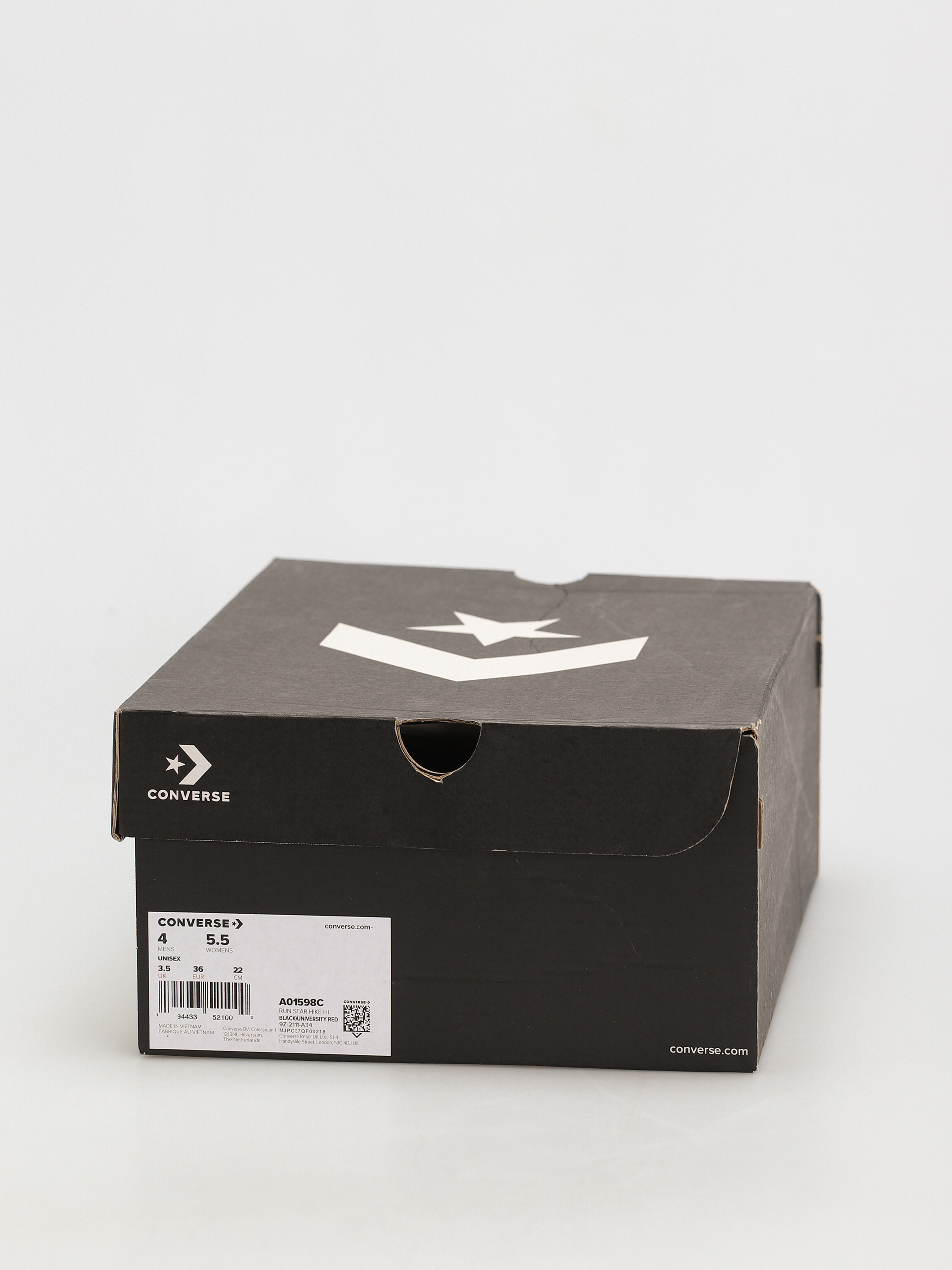 Buty Converse Run Star Hike Hi (black/university red/cherry blossom)