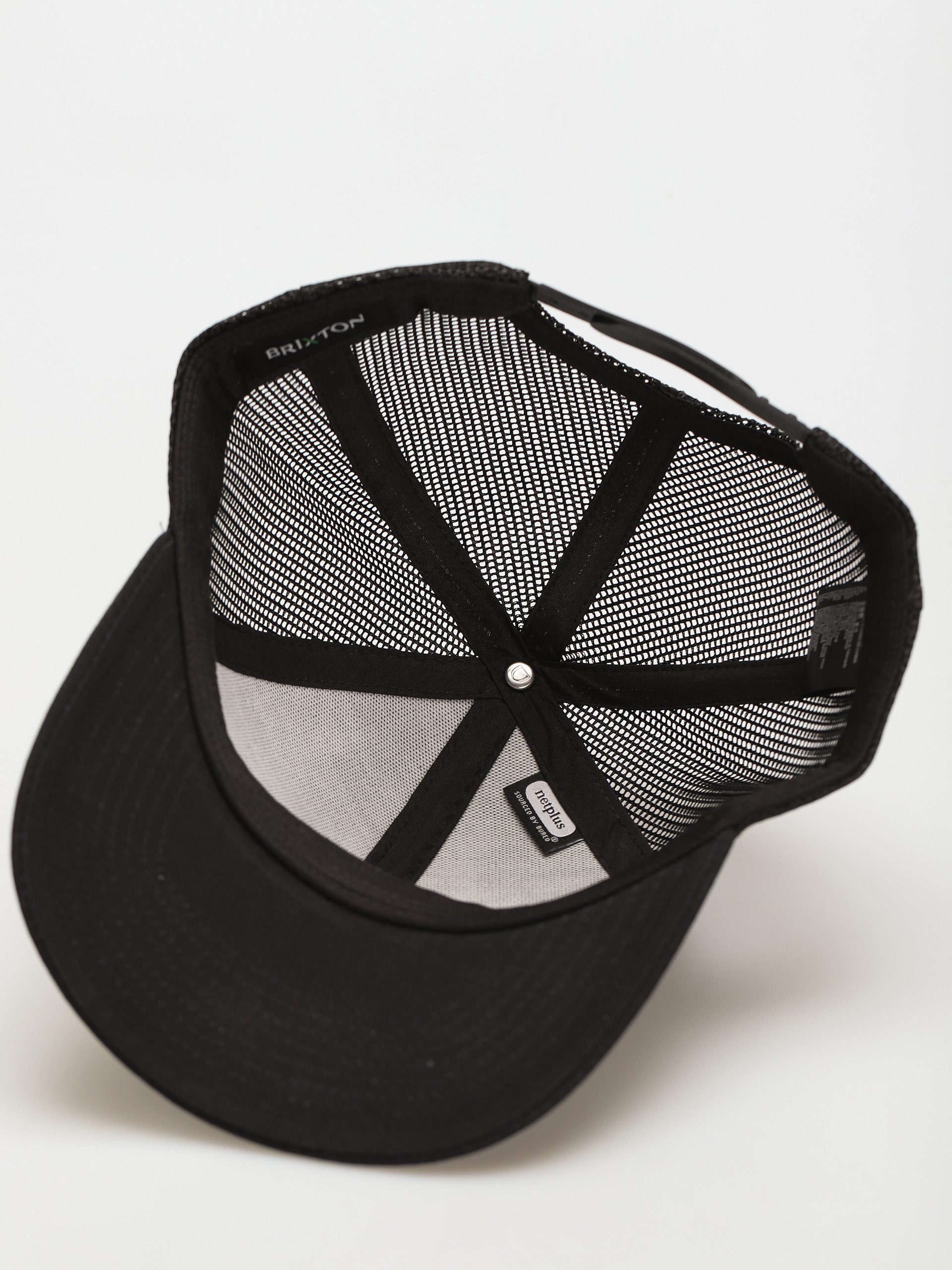 Czapka z daszkiem Brixton Scoop X Mp Mesh Cap (black/black)