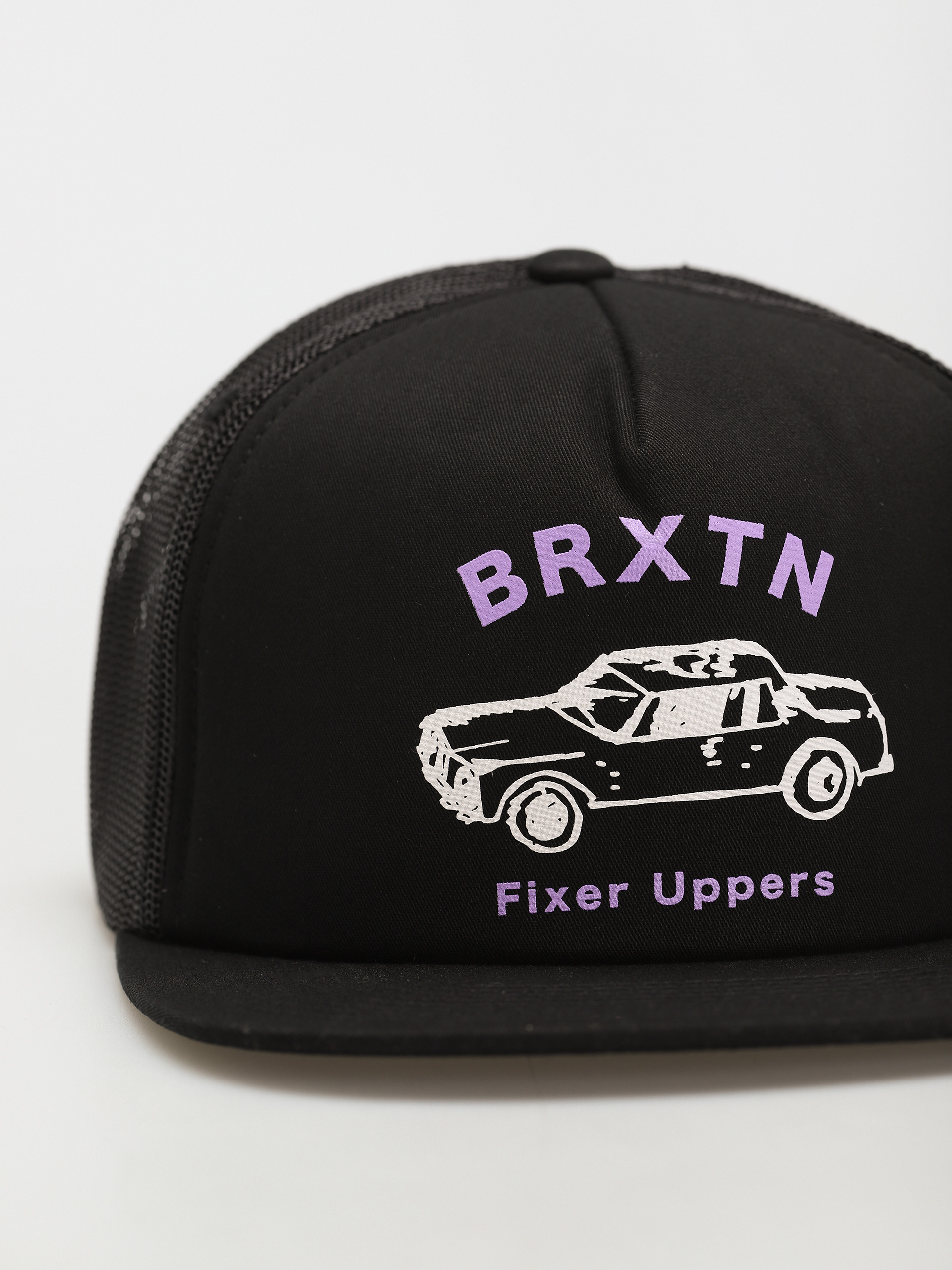 Czapka z daszkiem Brixton Fixer Mp Mesh Cap (black/black)
