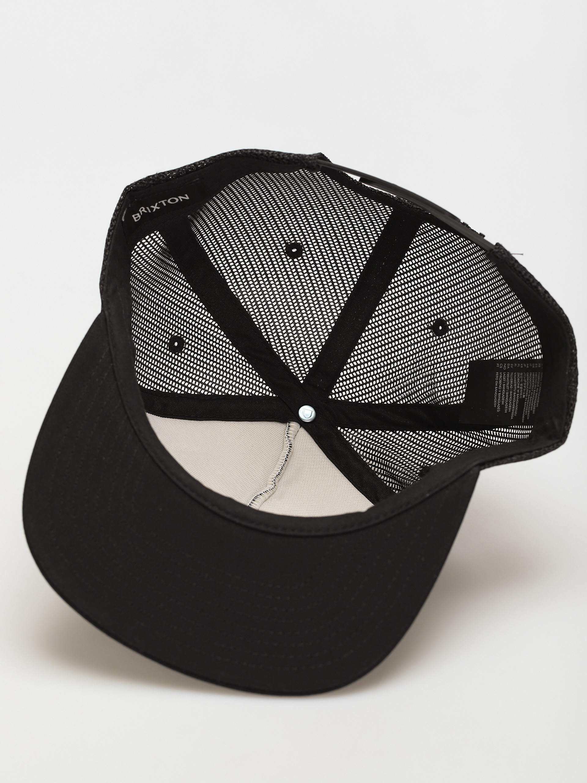 Czapka z daszkiem Brixton Fixer Mp Mesh Cap (black/black)